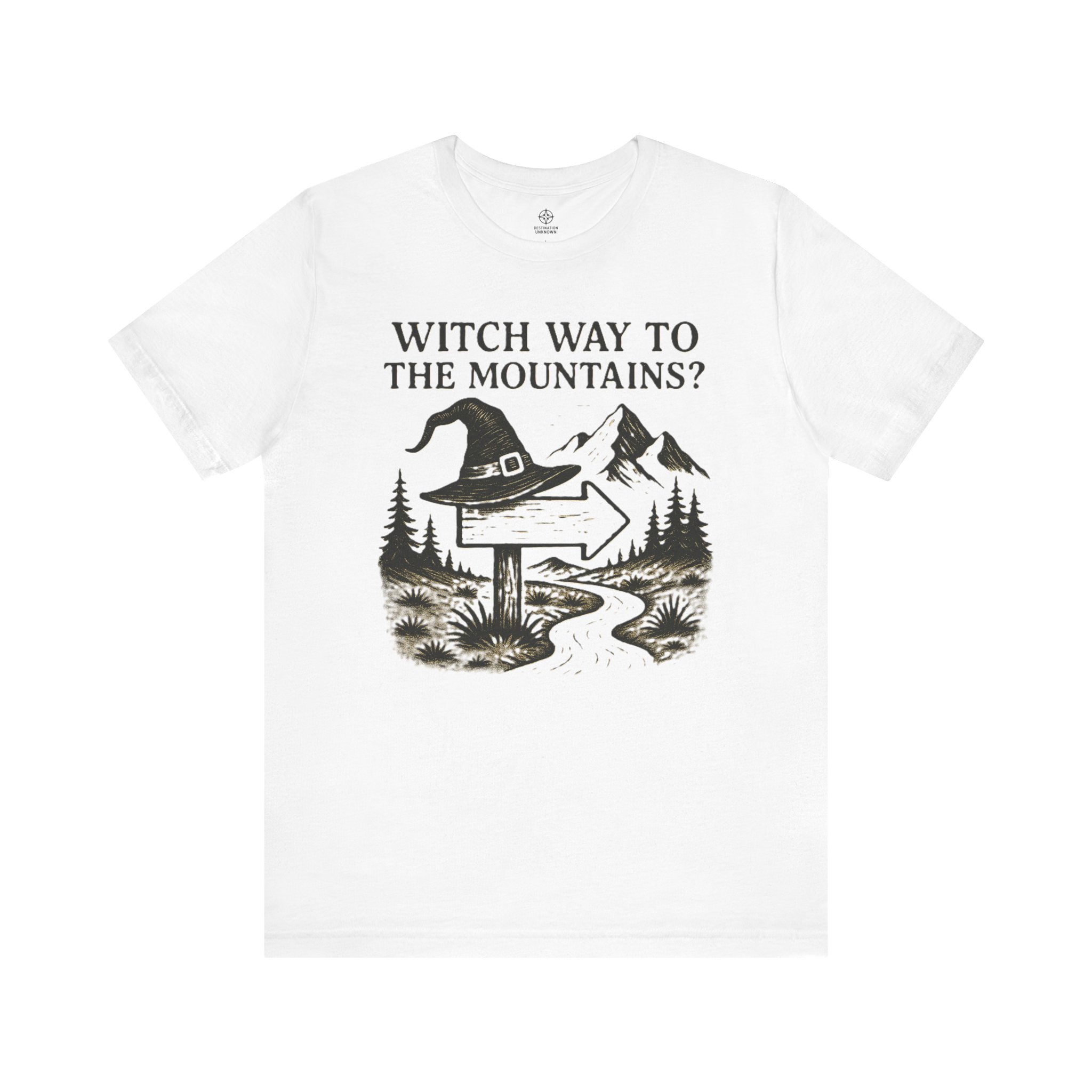 Halloween Graphic Tee Adventure - Witch Way to the Mountains - Destination Unknown - Image 10