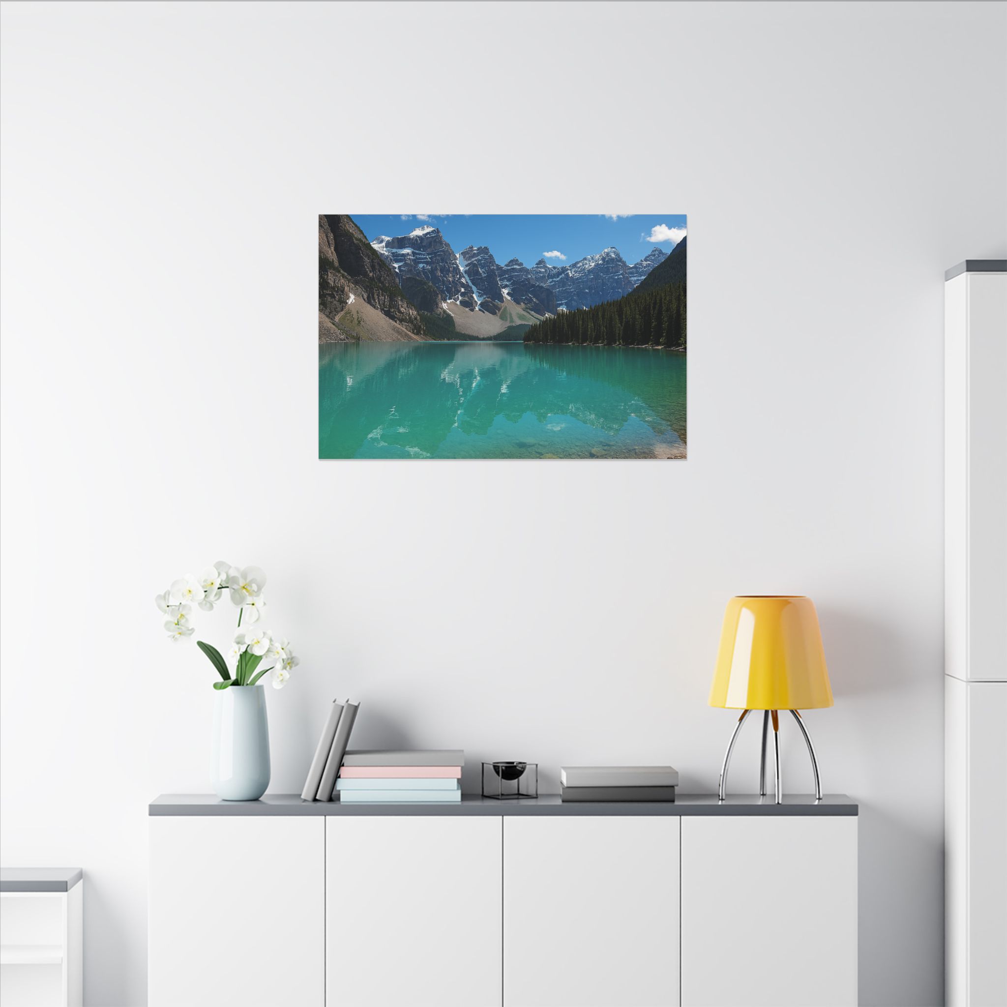 Color Landscape Canvas Print - Rocky Mountain National Park Mountain Lake - Image 20