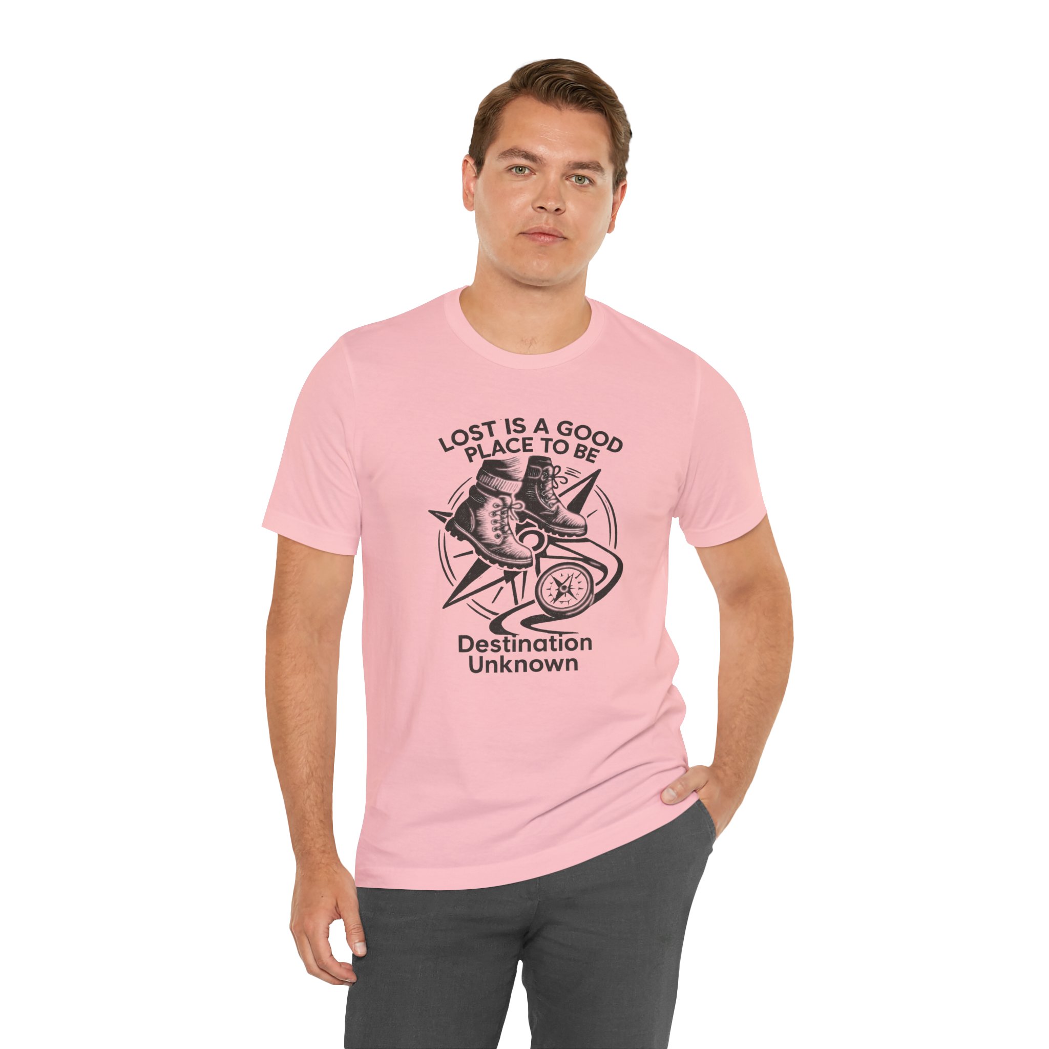 Adventure Inspired Tee - Lost Is a Good Place to Be - Destination Unknown - Image 56