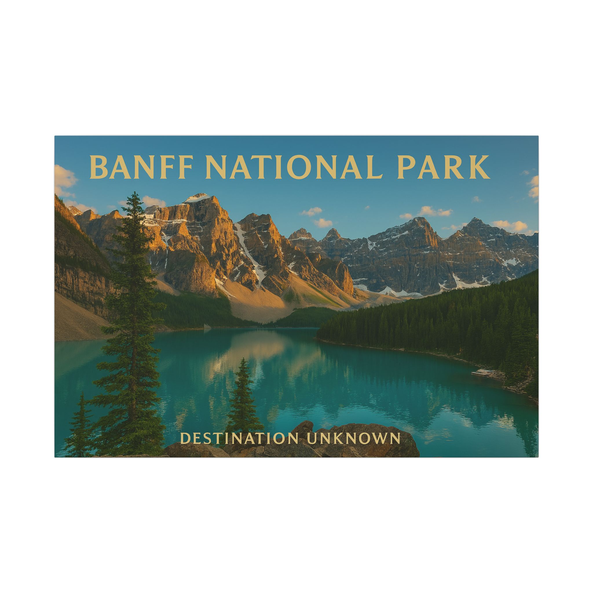 Reflections of Banff - Alpine Serenity Canvas Art - Wanderlust Landscapes Series - Image 17