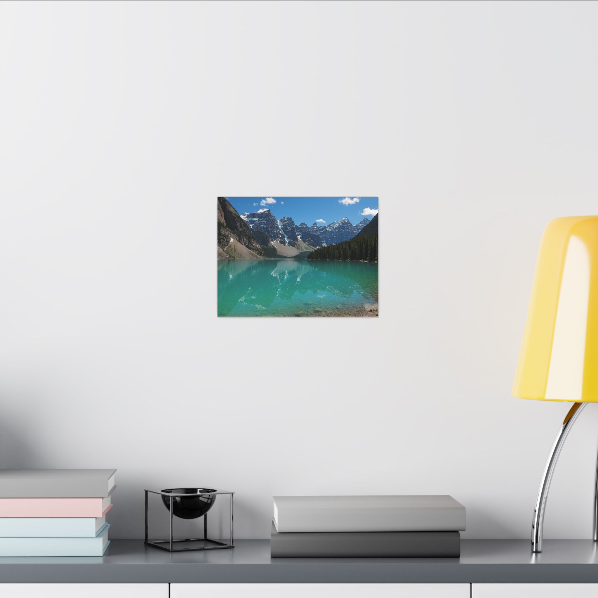 Color Landscape Canvas Print - Rocky Mountain National Park Mountain Lake - Image 4