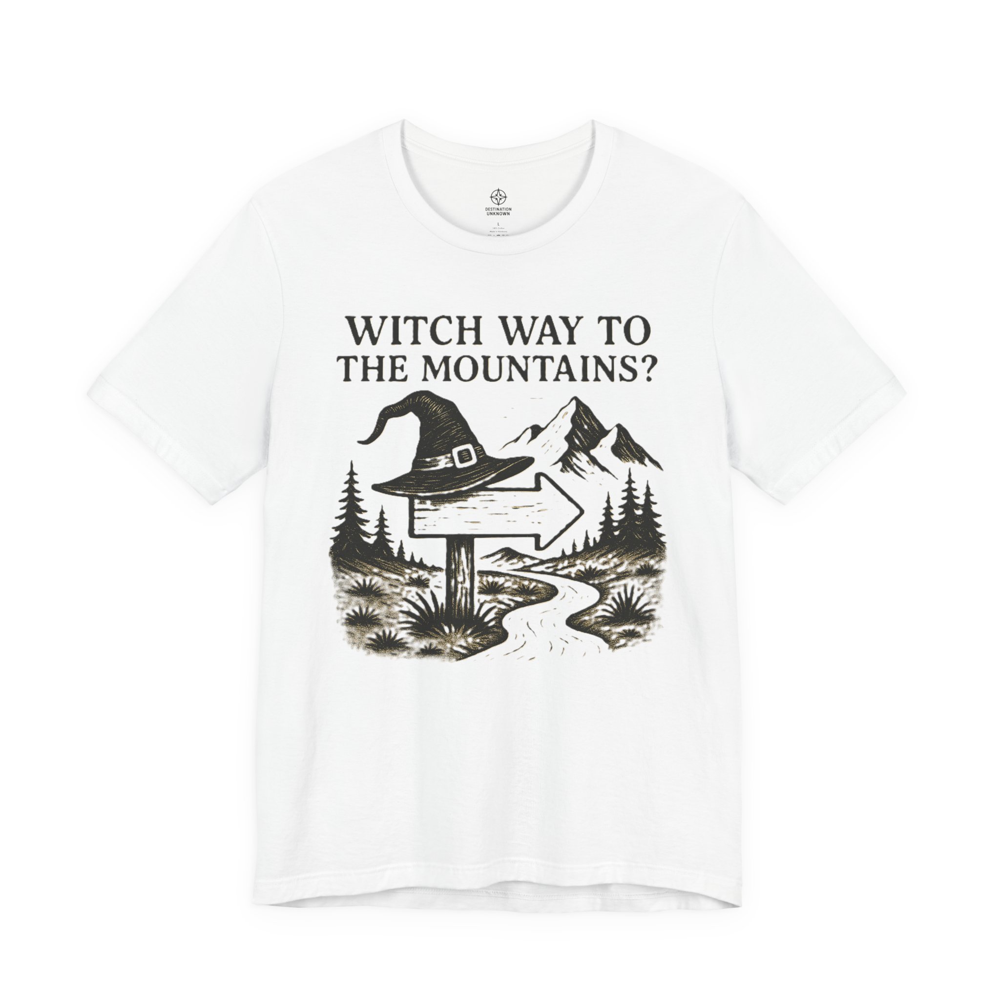 Halloween Graphic Tee Adventure - Witch Way to the Mountains - Destination Unknown - Image 12