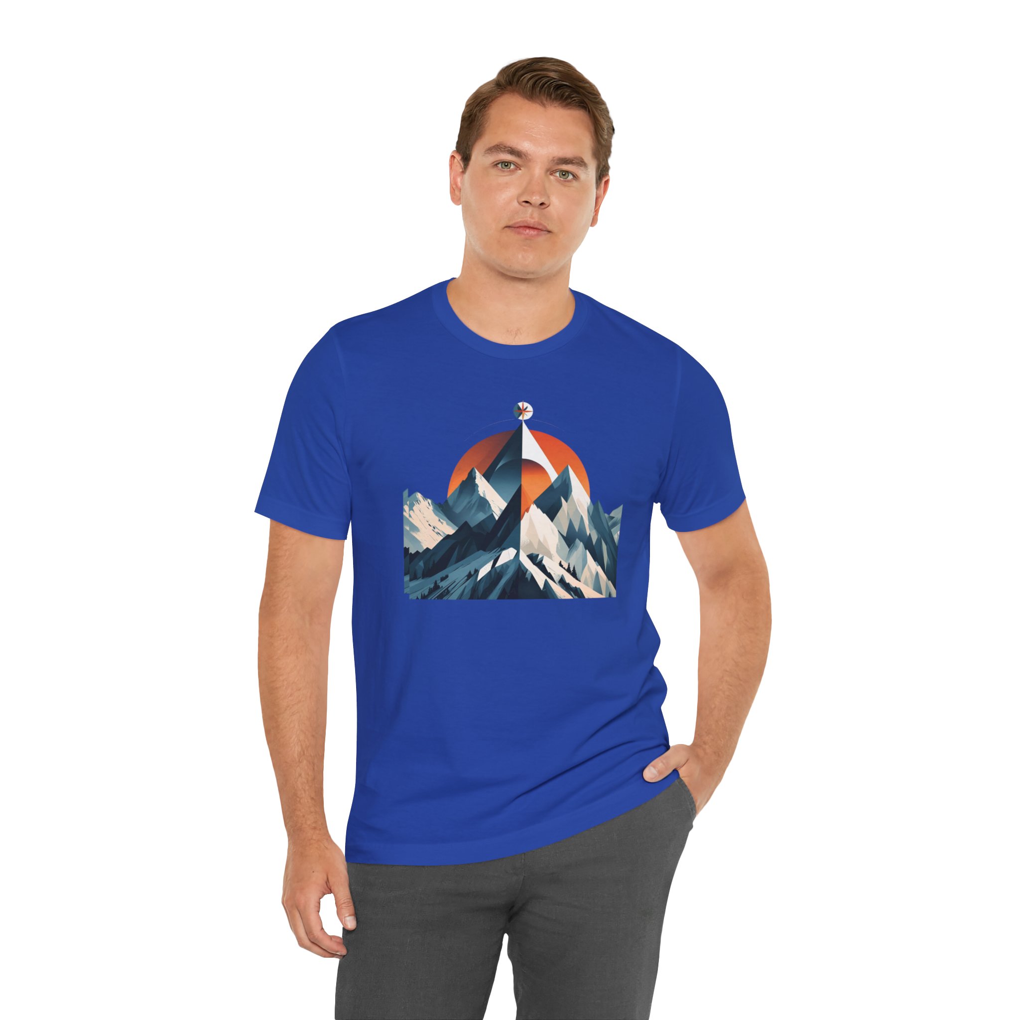 Mountain Compass Graphic Tee - Destination Unknown Tee - Image 47