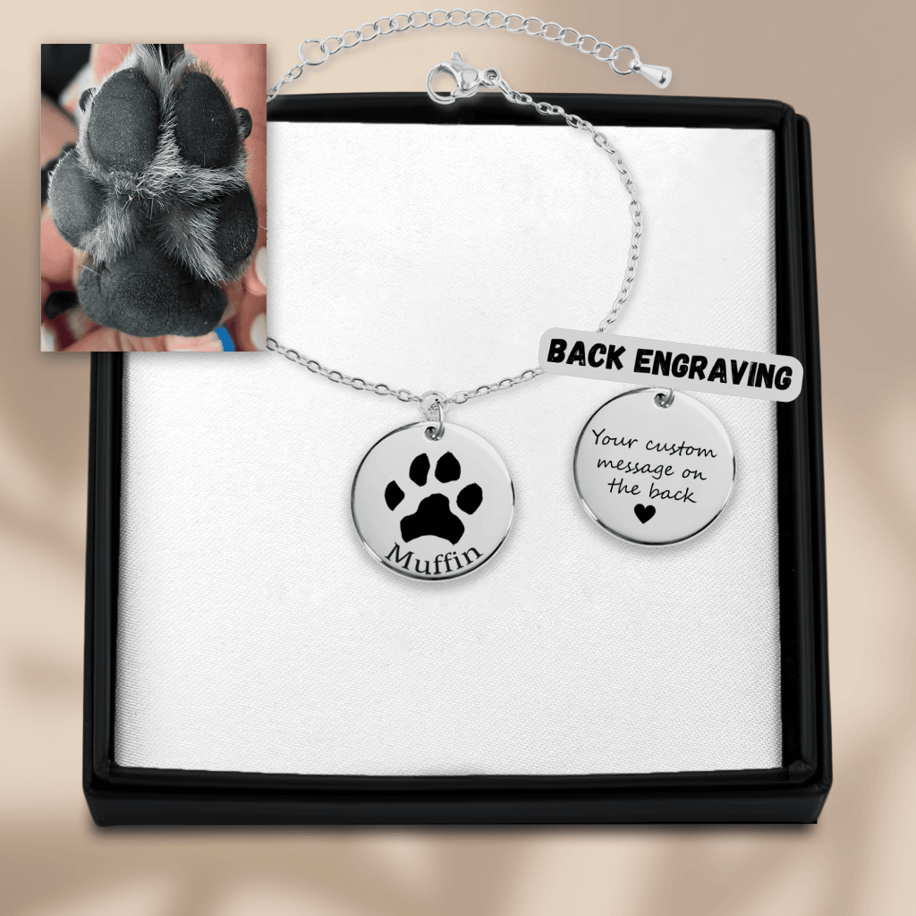 Custom Pawprint Bracelet