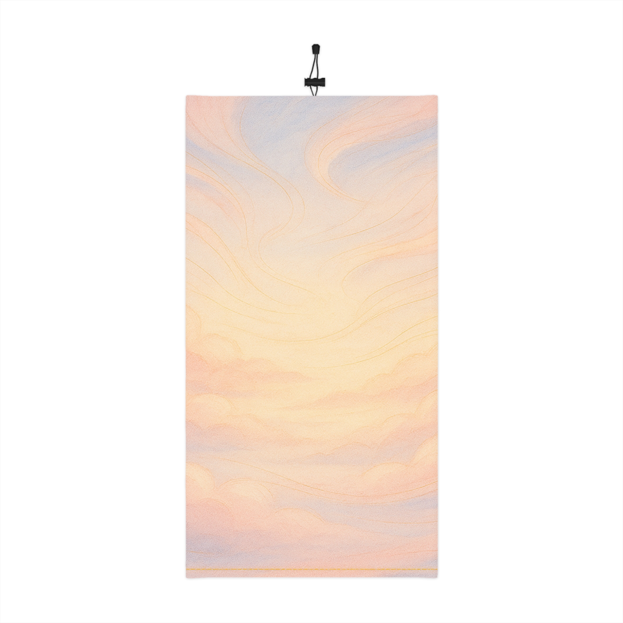 Above the Clouds – Winter Neck Gaiter with Drawstring – Lost Horizons – Destination Unknown - Image 2