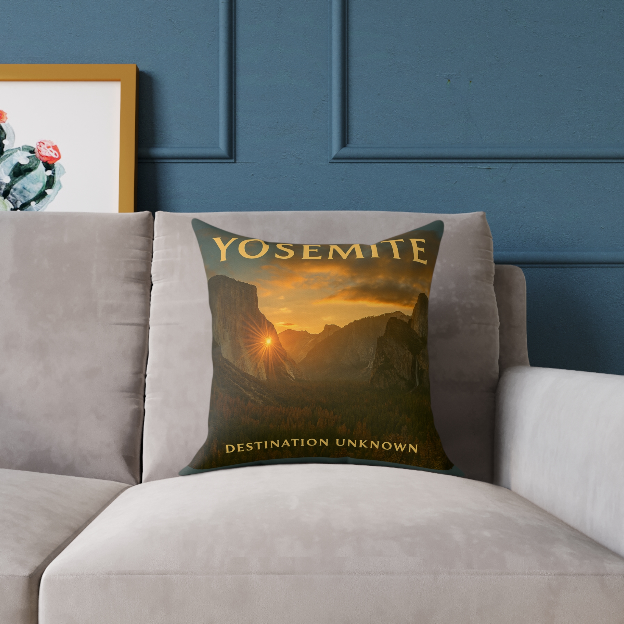 Yosemite Wanderlust Throw Pillow | Adventure-Inspired Home Décor Cushion by Taigh Ryan Co - Image 7