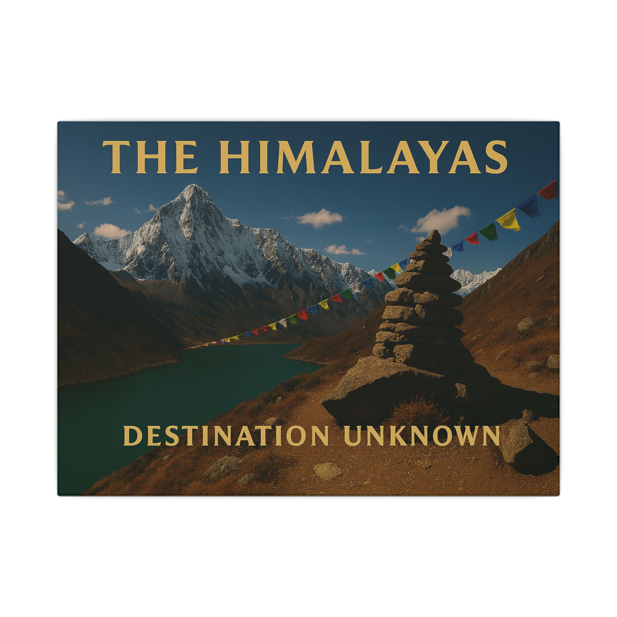 Himalayas Nepal Canvas Print- Wanderlust Landscapes Series - Destination Unknown