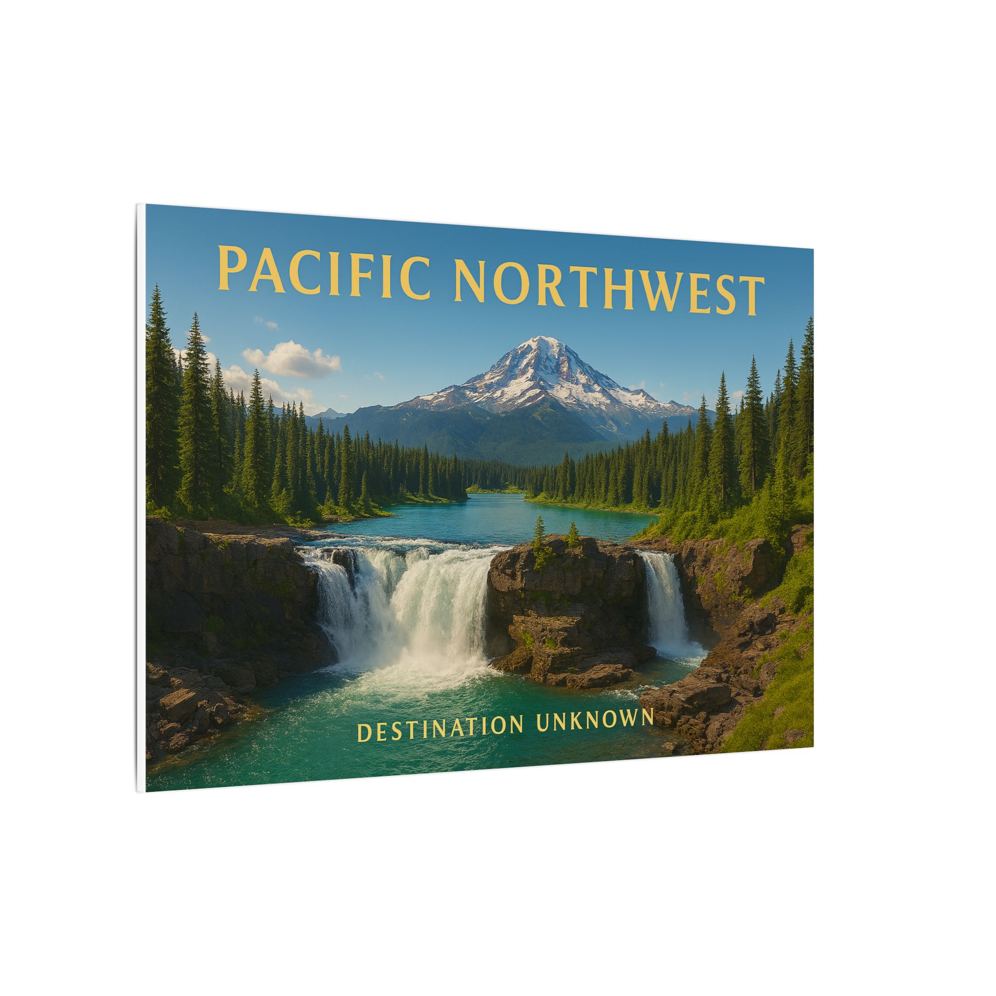 Misty Pines & Mountain Lines - Pacific Northwest Canvas Art - Wanderlust Landscapes Series - Image 18