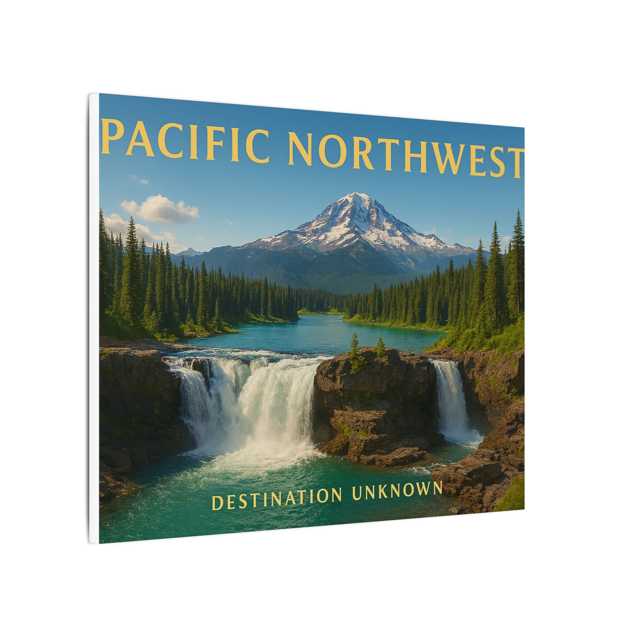 Misty Pines & Mountain Lines - Pacific Northwest Canvas Art - Wanderlust Landscapes Series - Image 10