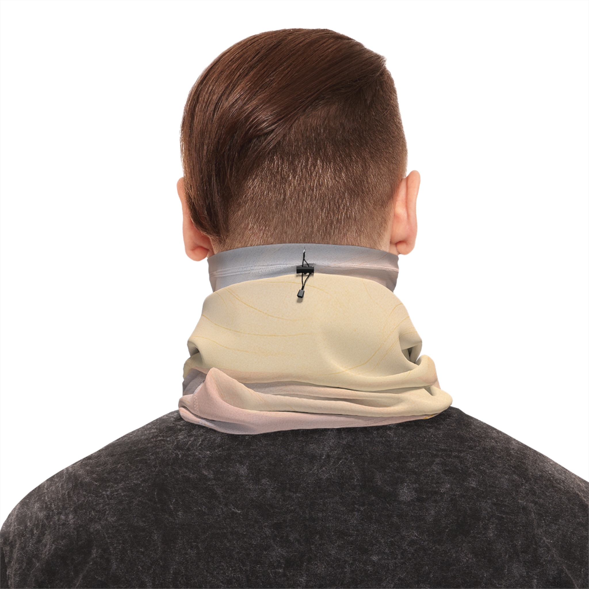 Above the Clouds – Winter Neck Gaiter with Drawstring – Lost Horizons – Destination Unknown - Image 10