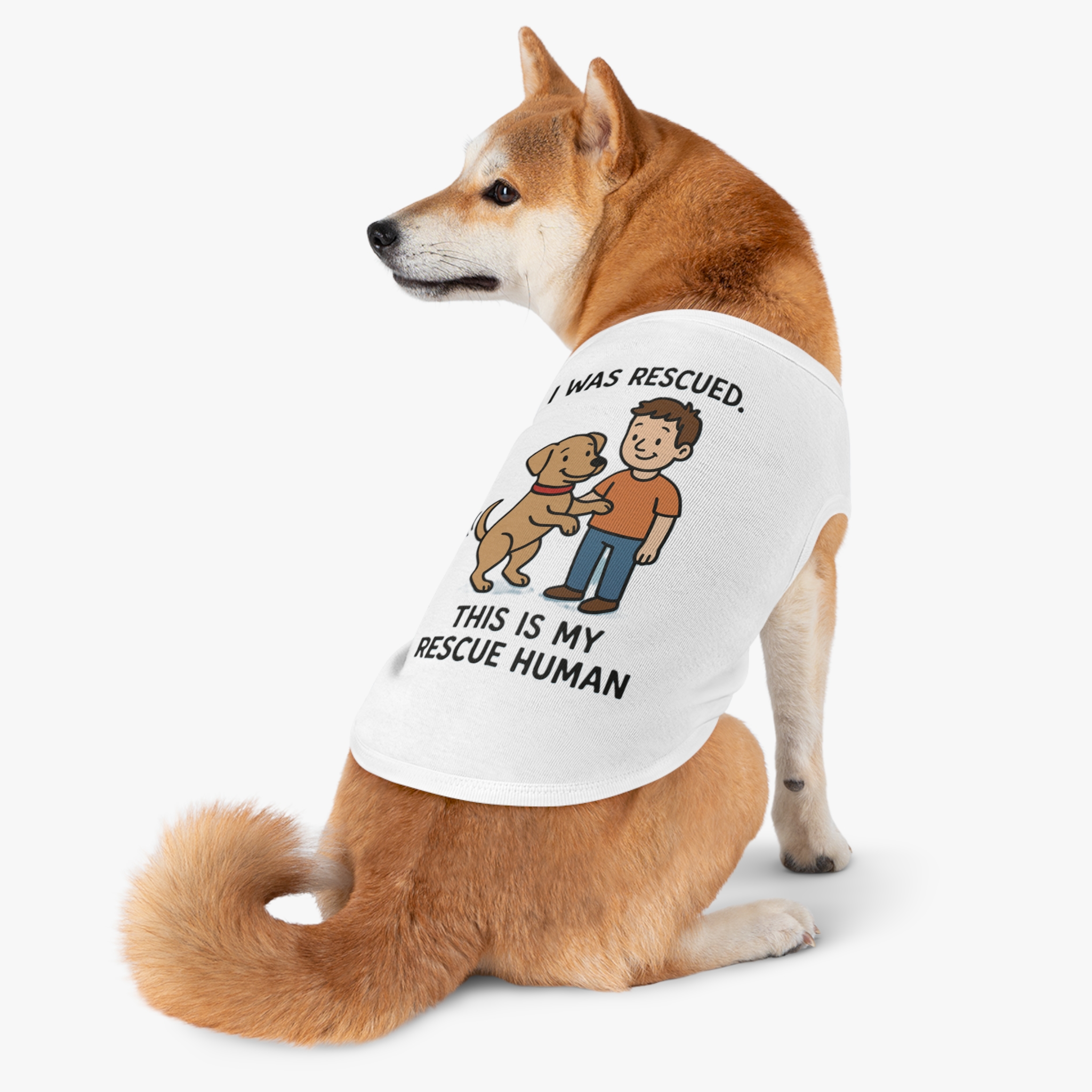 Rescue Human Pet Tank Top - Image 12