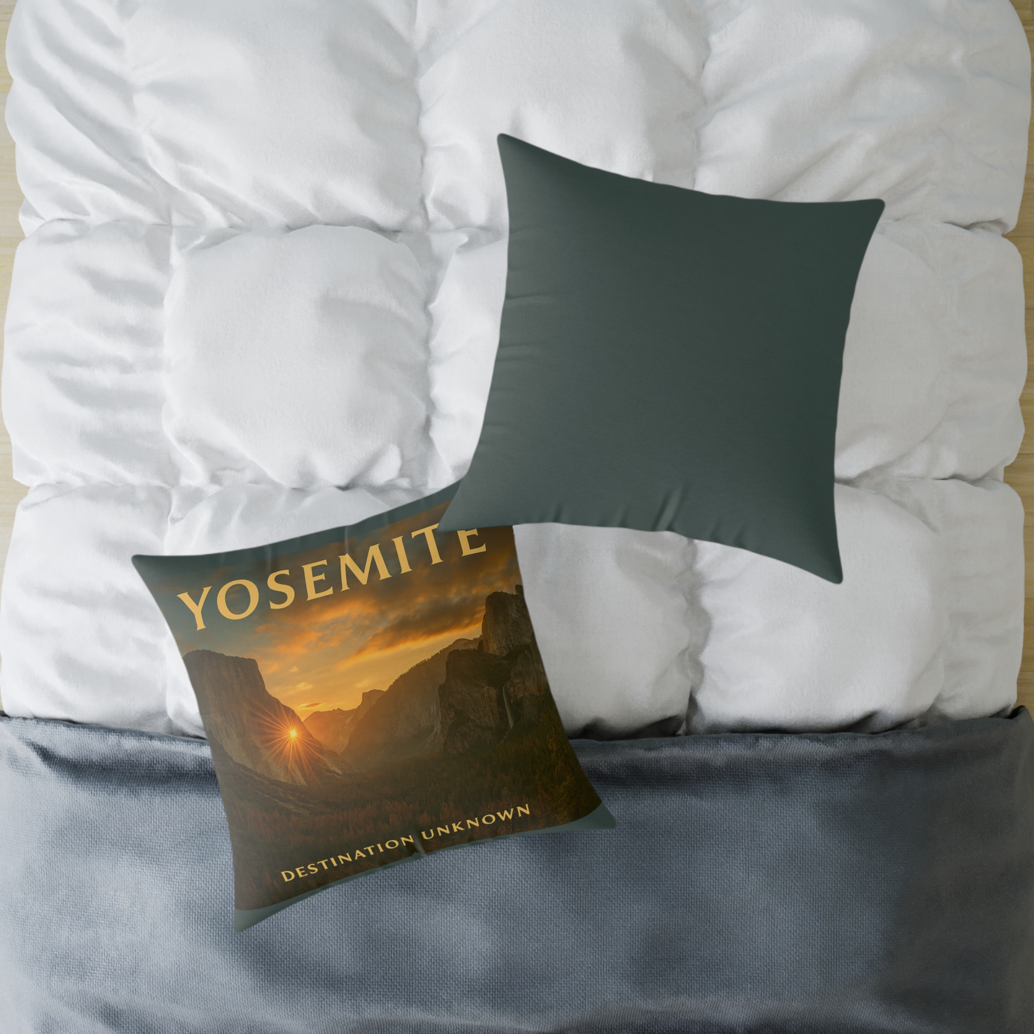 Yosemite Wanderlust Throw Pillow | Adventure-Inspired Home Décor Cushion by Taigh Ryan Co - Image 16