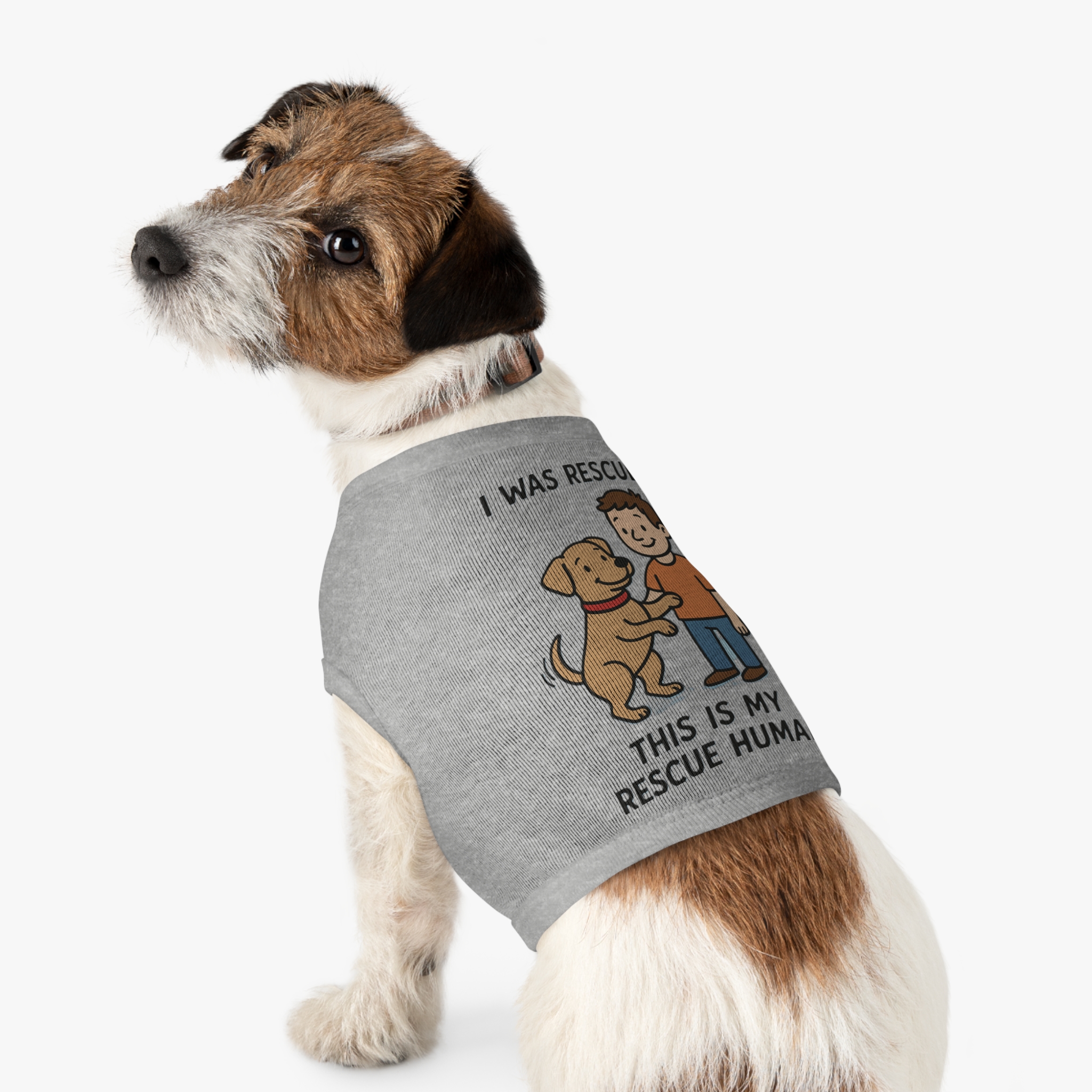 Rescue Human Pet Tank Top - Image 6