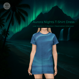 Aurora Nights - T-Shirt Dress - Lost Horizons - Destination Unknown