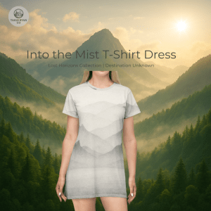 Into The Mist - T-Shirt Dress - Lost Horizons - Destination Unknown