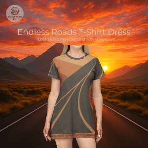 Endless Roads - T-Shirt Dress - Lost Horizons - Destination Unknown