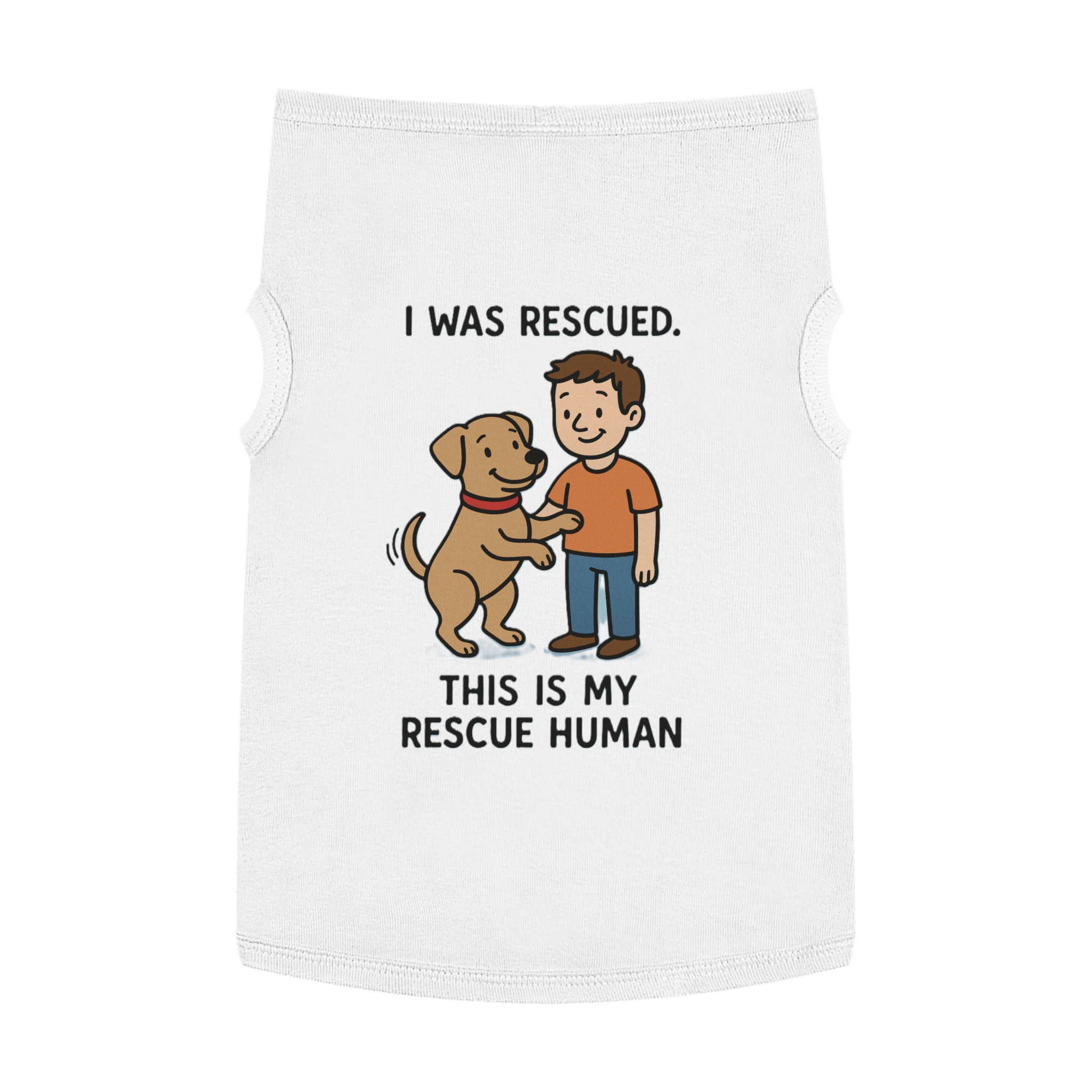 Rescue Human Pet Tank Top - Image 16