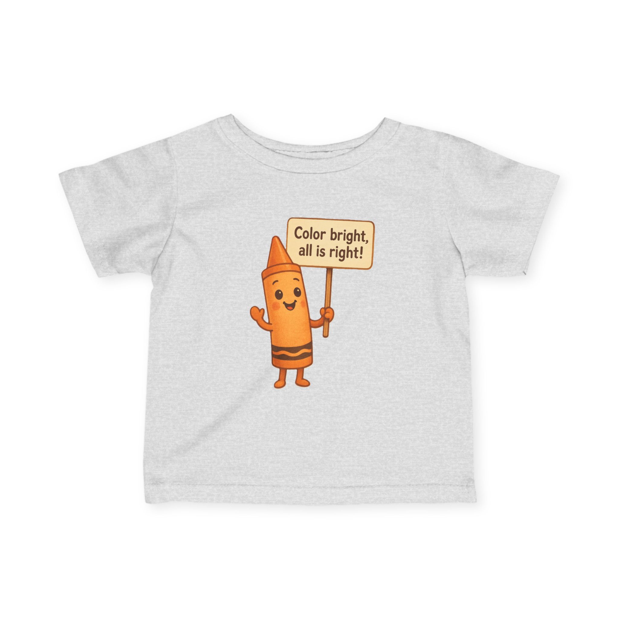 Infant Graphic Tee - Cheerful Crayon - Image 7