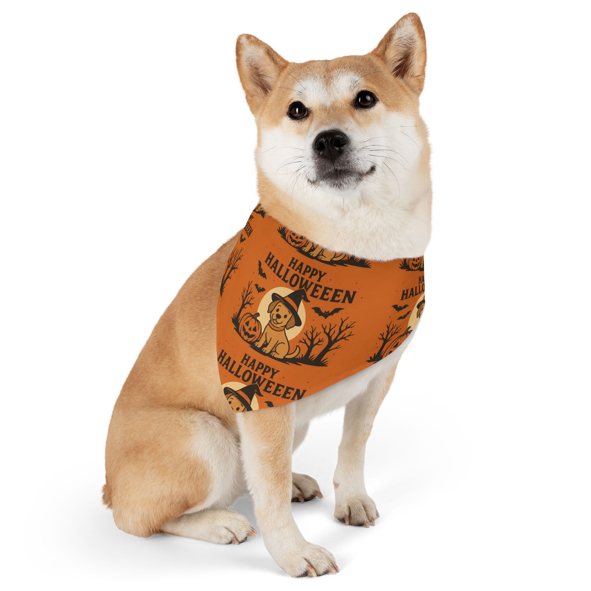 Halloween Pet Bandana Collar, Dog Costume Accessory