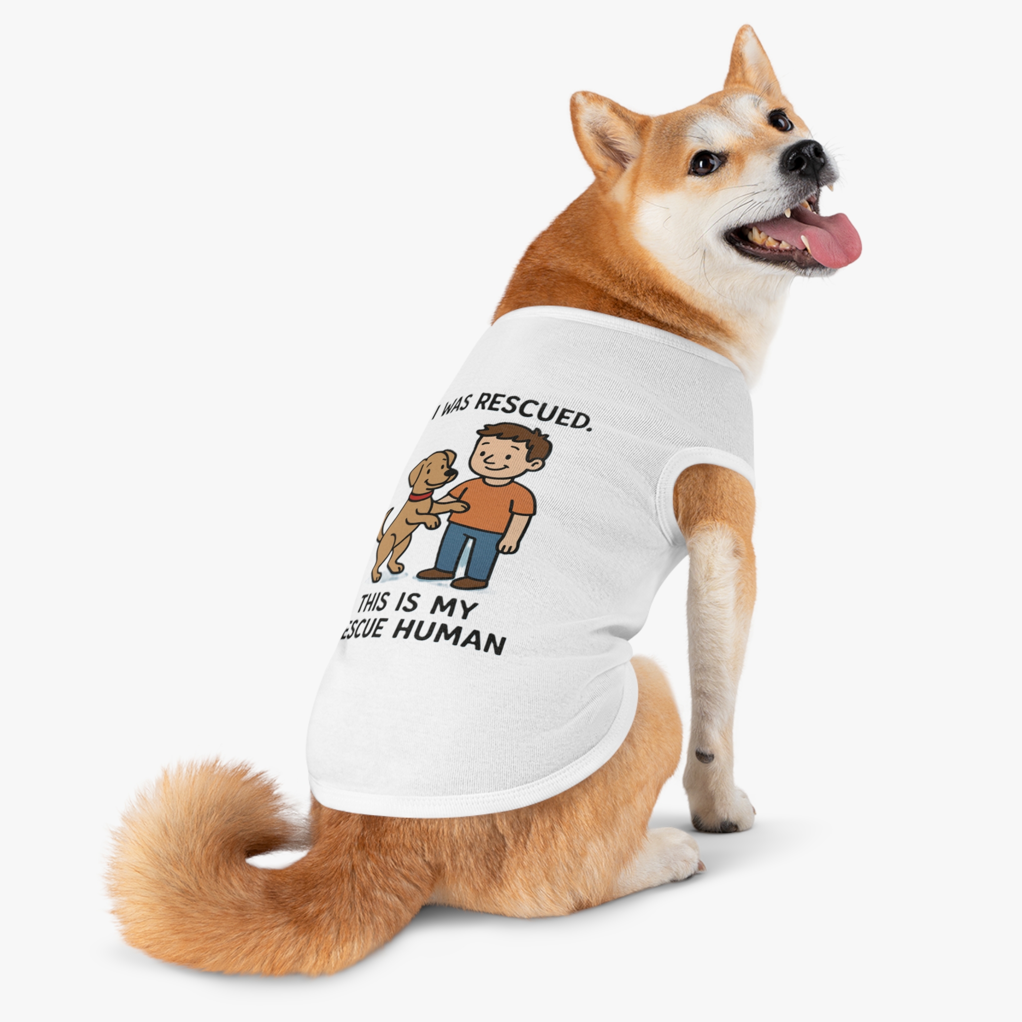 Rescue Human Pet Tank Top - Image 18