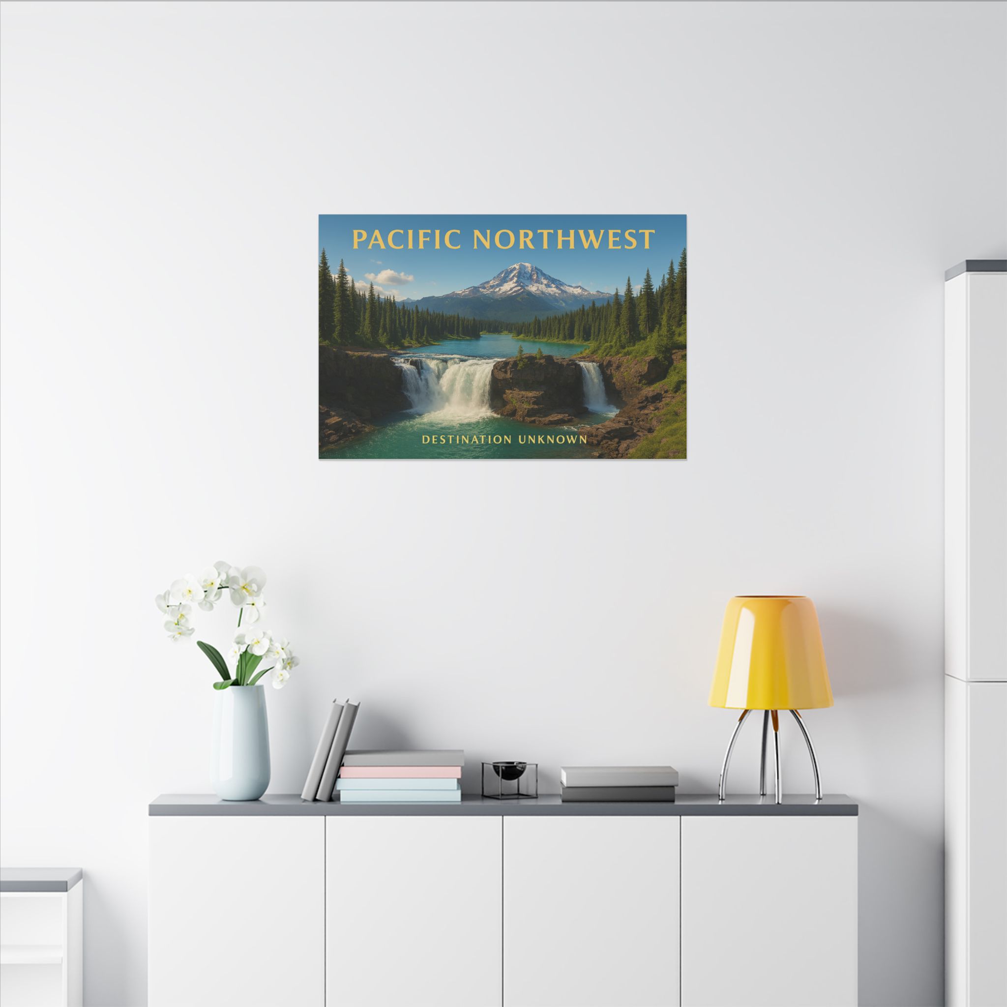 Misty Pines & Mountain Lines - Pacific Northwest Canvas Art - Wanderlust Landscapes Series - Image 20