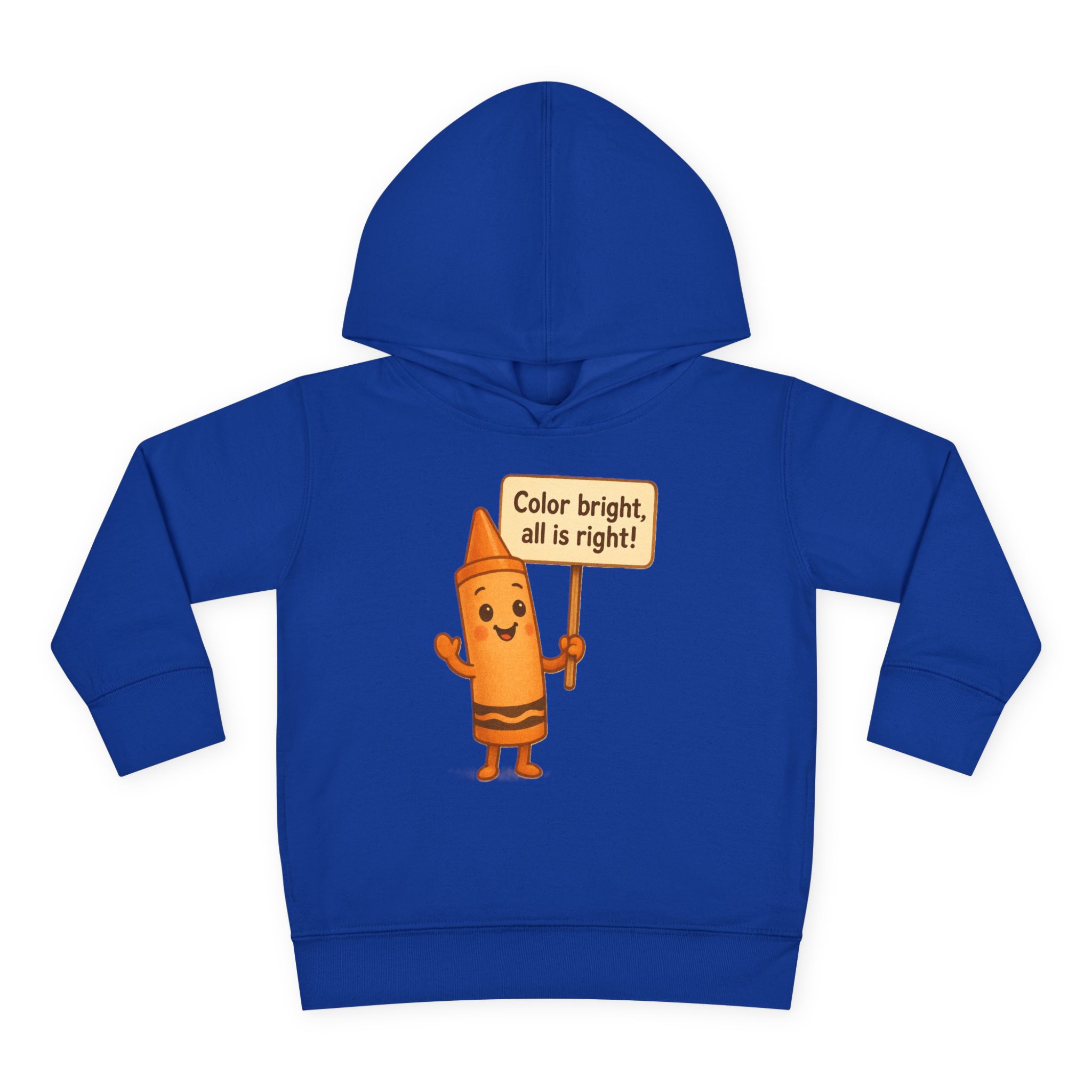 Colorful Toddler Hoodie - Cheerful Crayon - Image 13