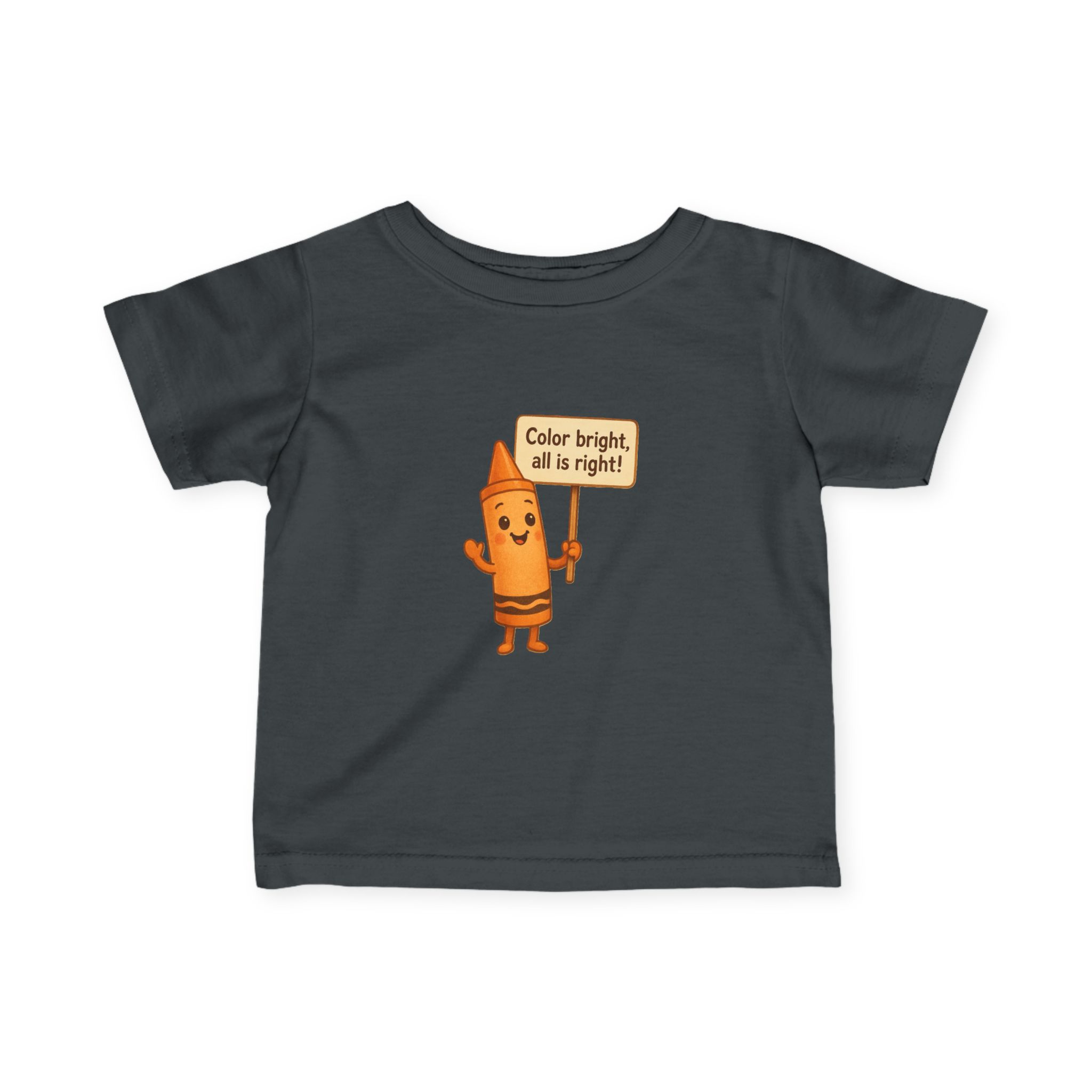Colorful Toddler T-Shirt: Cheerful Crayon - Image 16