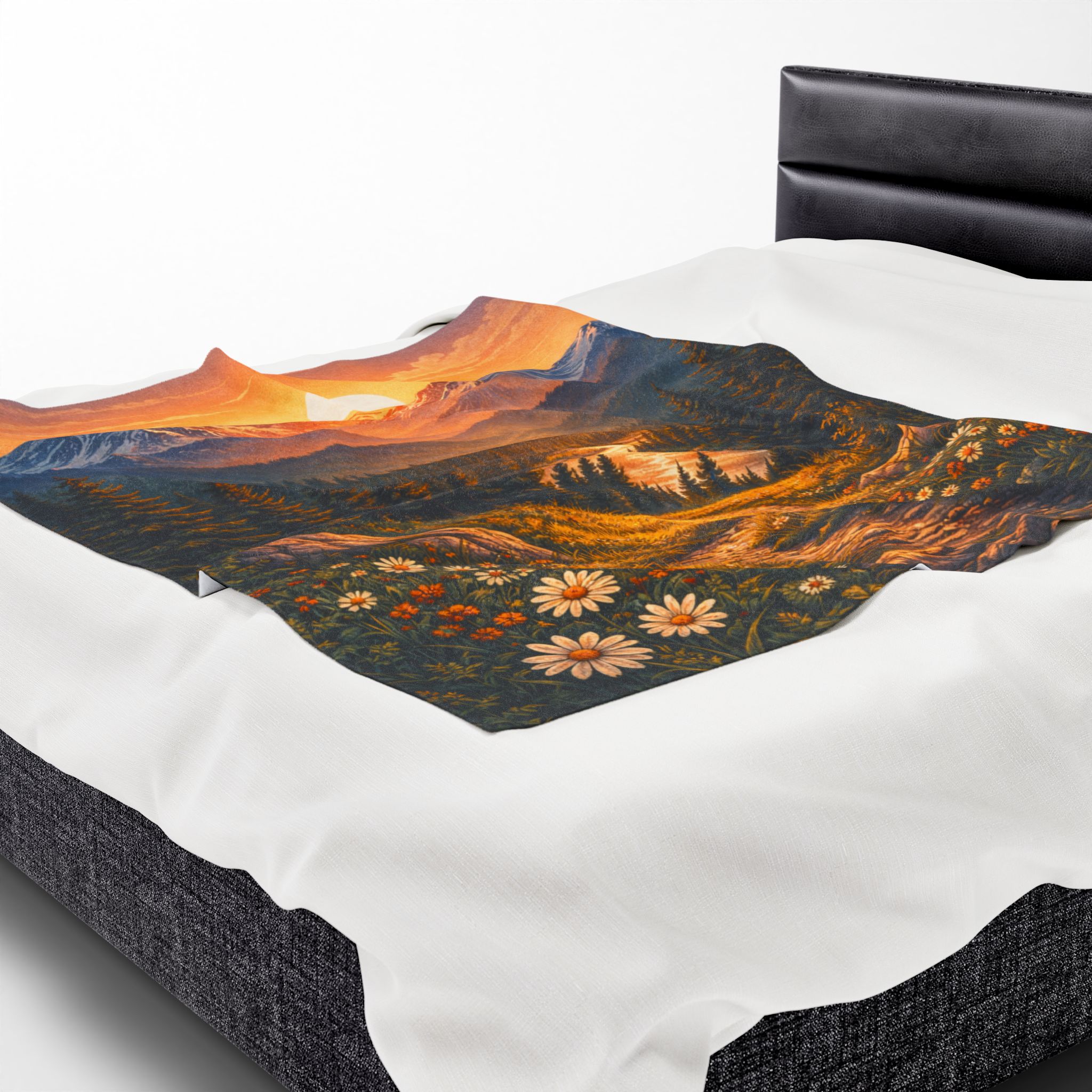 Colorado Sunrise Plush Blanket - Colorado Collection - Image 6