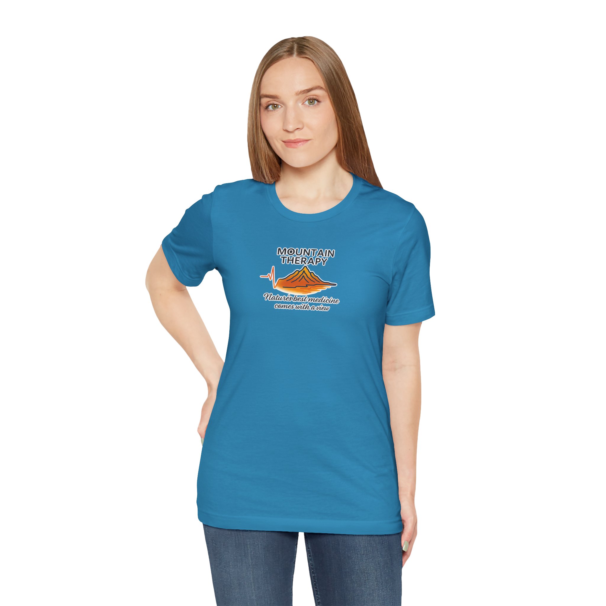 Natures Medicine View TShirt - Mountain Therapy - Destination Unknown - Built for the Journey - Image 63
