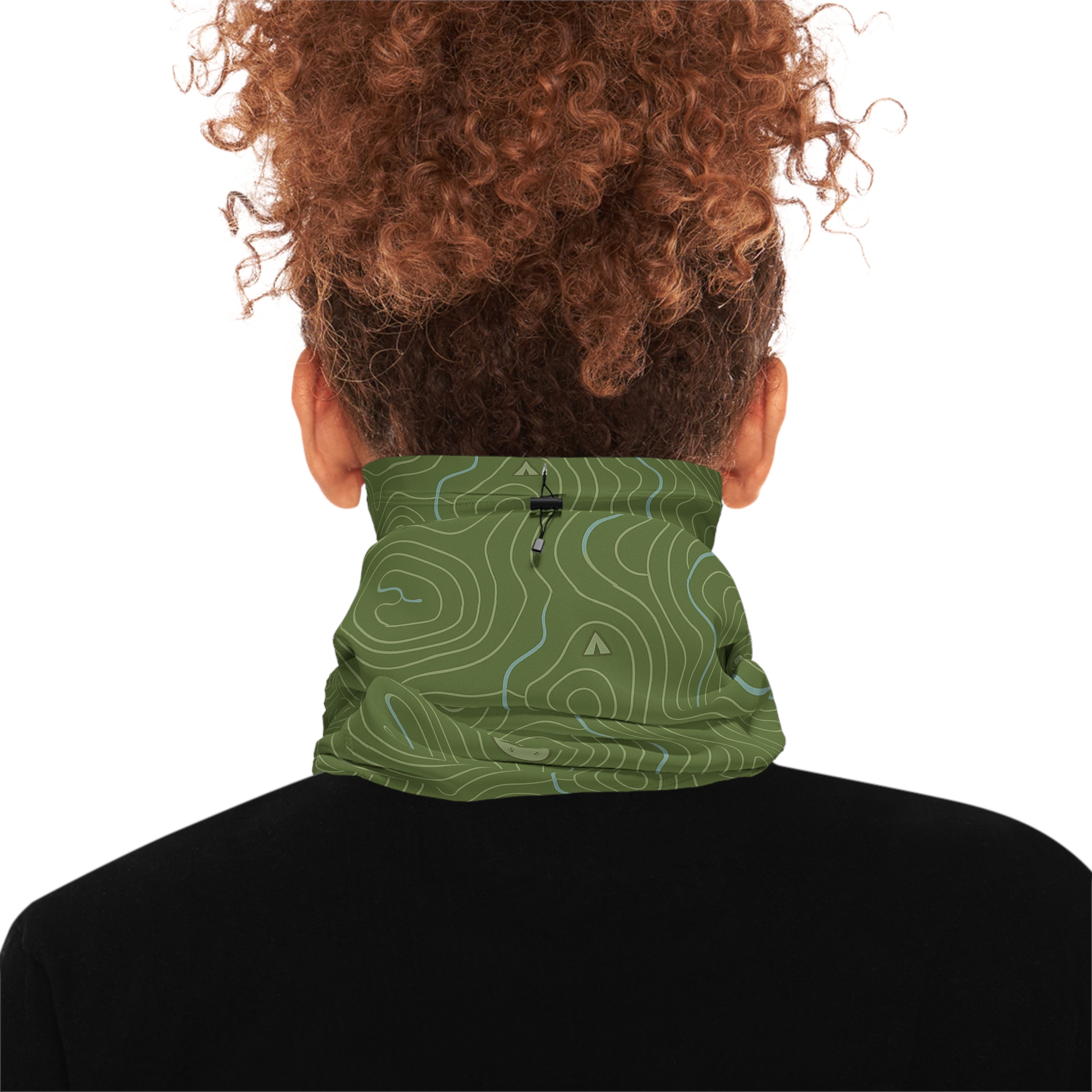 Nomadic Terrain – Winter Neck Gaiter with Drawstring – Lost Horizons Collection - Destination Unknown - Image 5