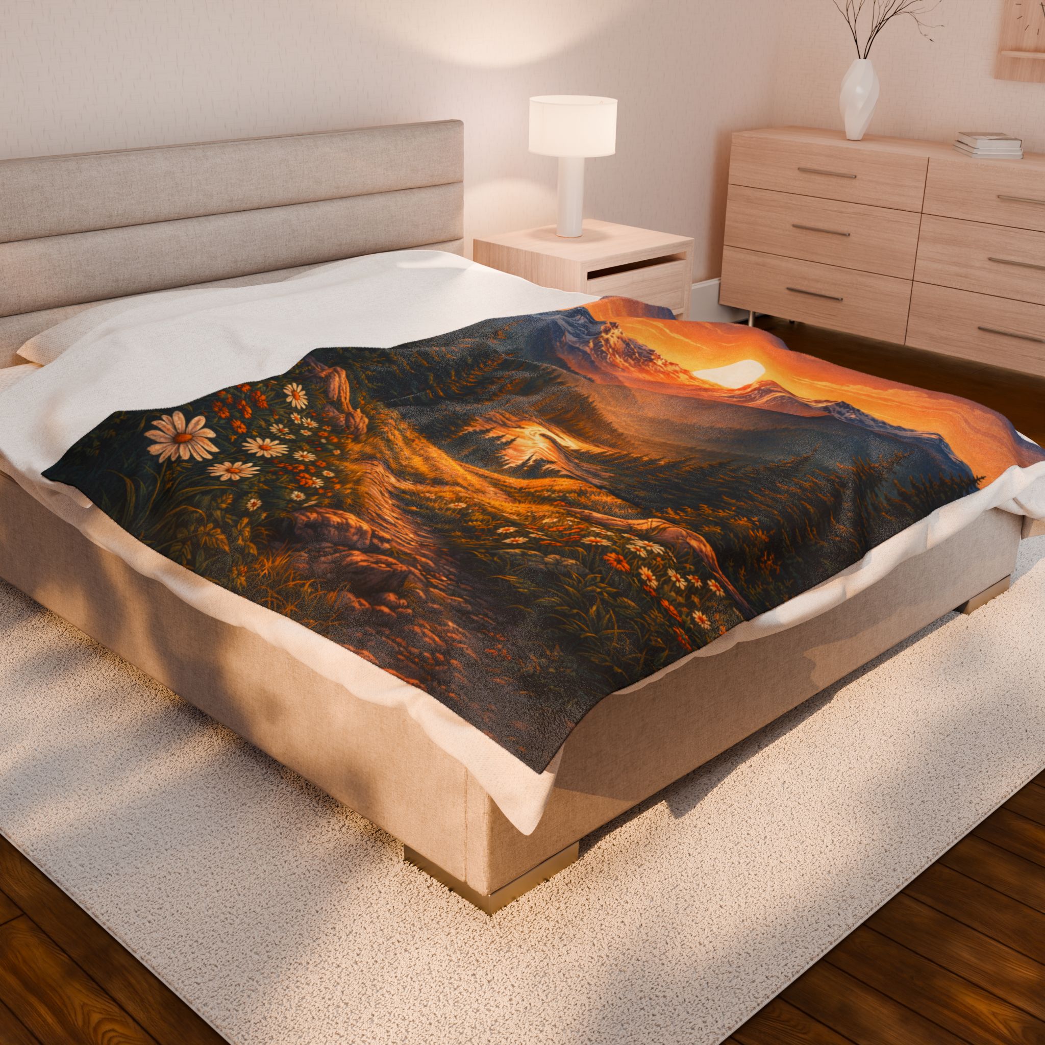 Colorado Sunrise Plush Blanket - Colorado Collection - Image 11