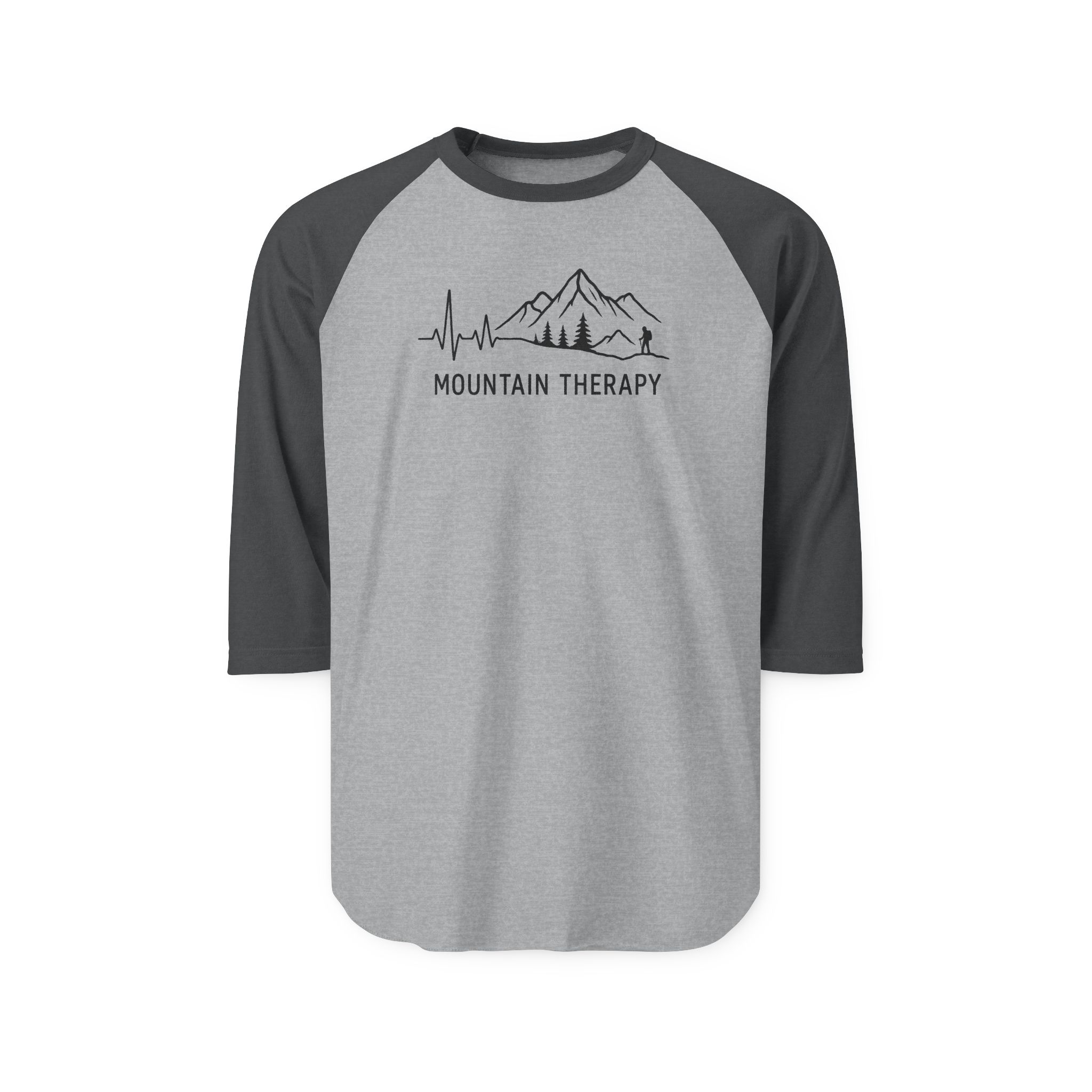 Lifeline to the Wild - Raglan Shirt - Mountain Therapy - Destination Unknown - Image 4