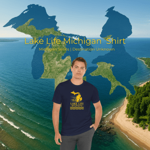 Lake Life Michigan Tee - Destination Unknown TShirt