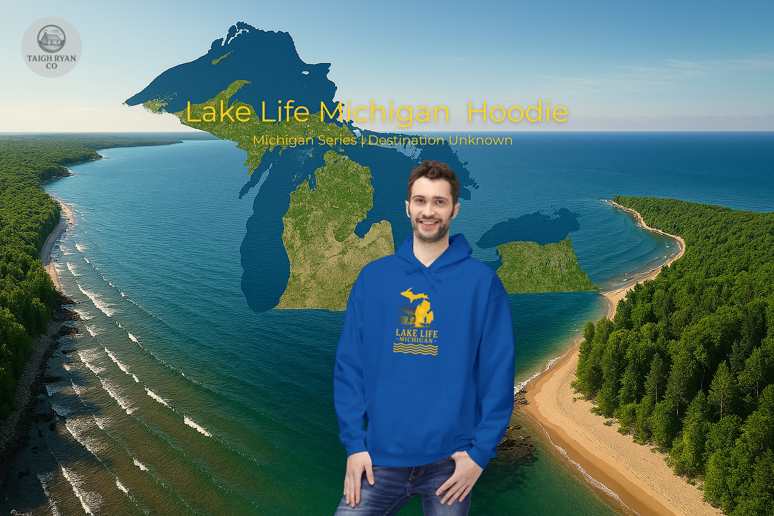 Lake Michigan Life Hoodie - Destination Unknown