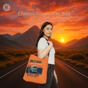 Endless Roads Adjustable Tote Bag - Lost Horizons Collection - Destination Unknown