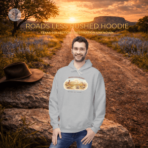 Roads Less Rushed Hoodie - Texas Collection - Destination Unknown