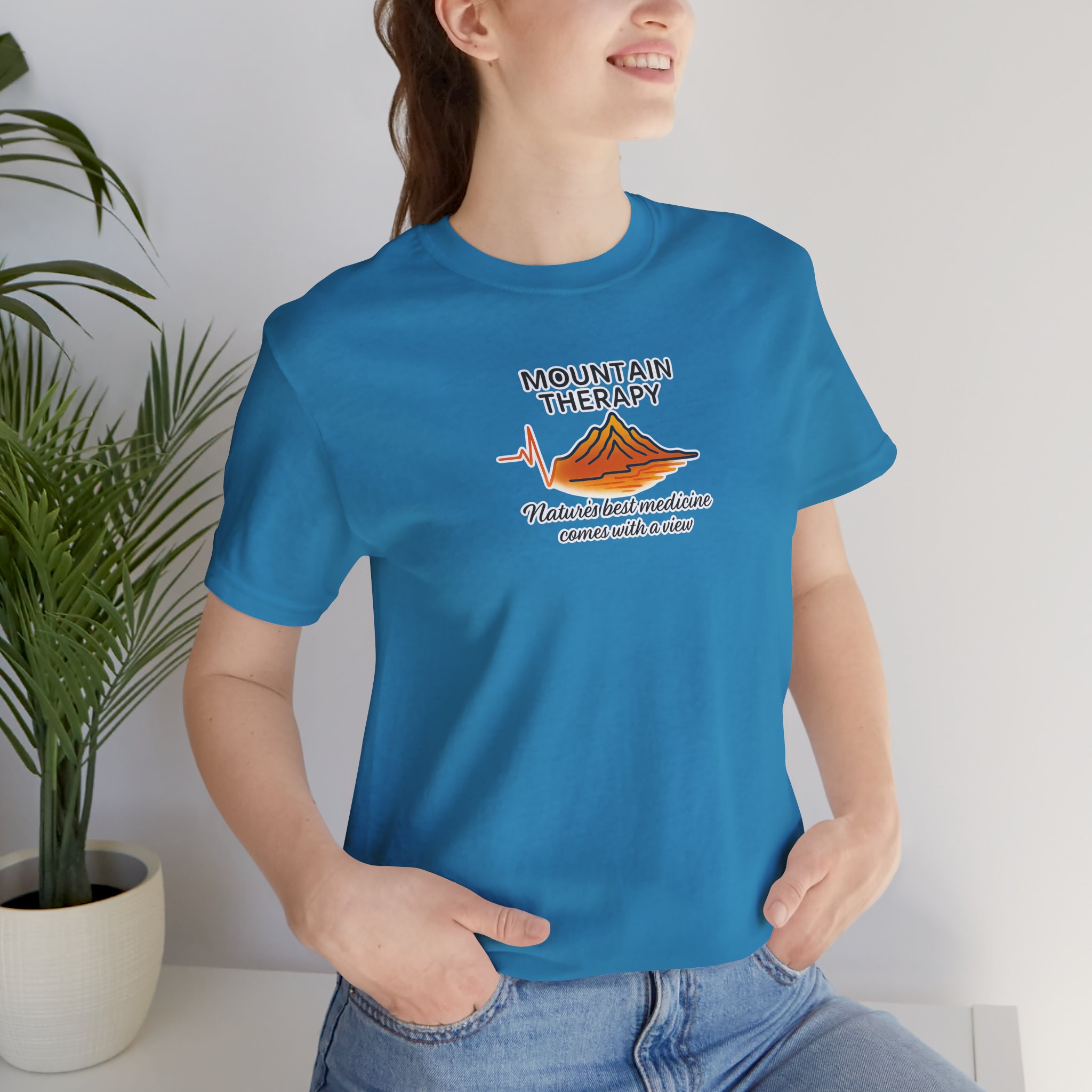 Natures Medicine View TShirt - Mountain Therapy - Destination Unknown - Built for the Journey - Image 65