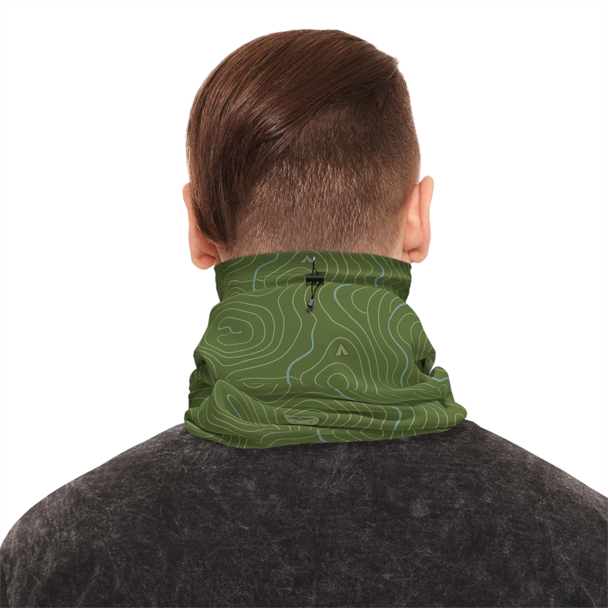 Nomadic Terrain – Winter Neck Gaiter with Drawstring – Lost Horizons Collection - Destination Unknown - Image 10