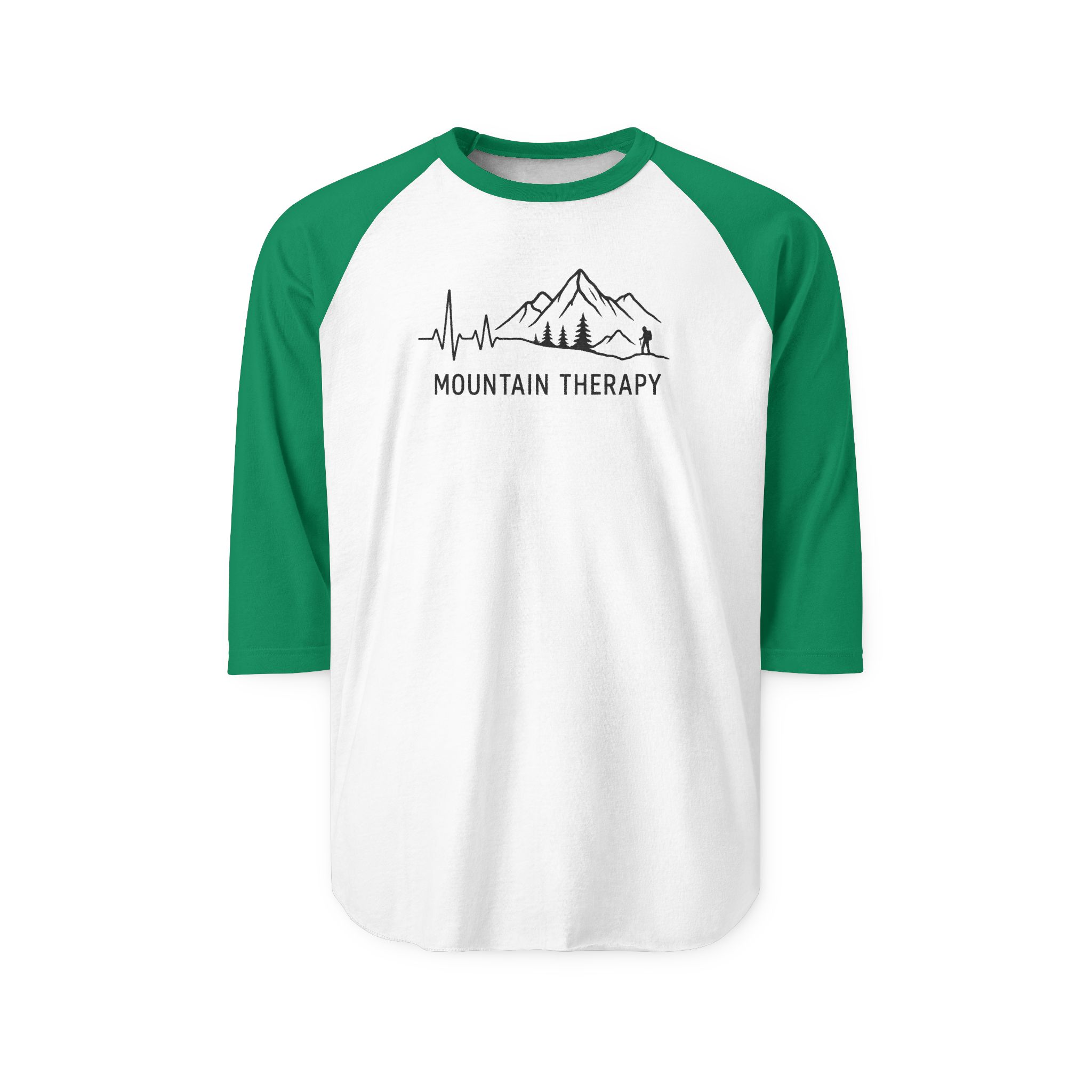Lifeline to the Wild - Raglan Shirt - Mountain Therapy - Destination Unknown - Image 2