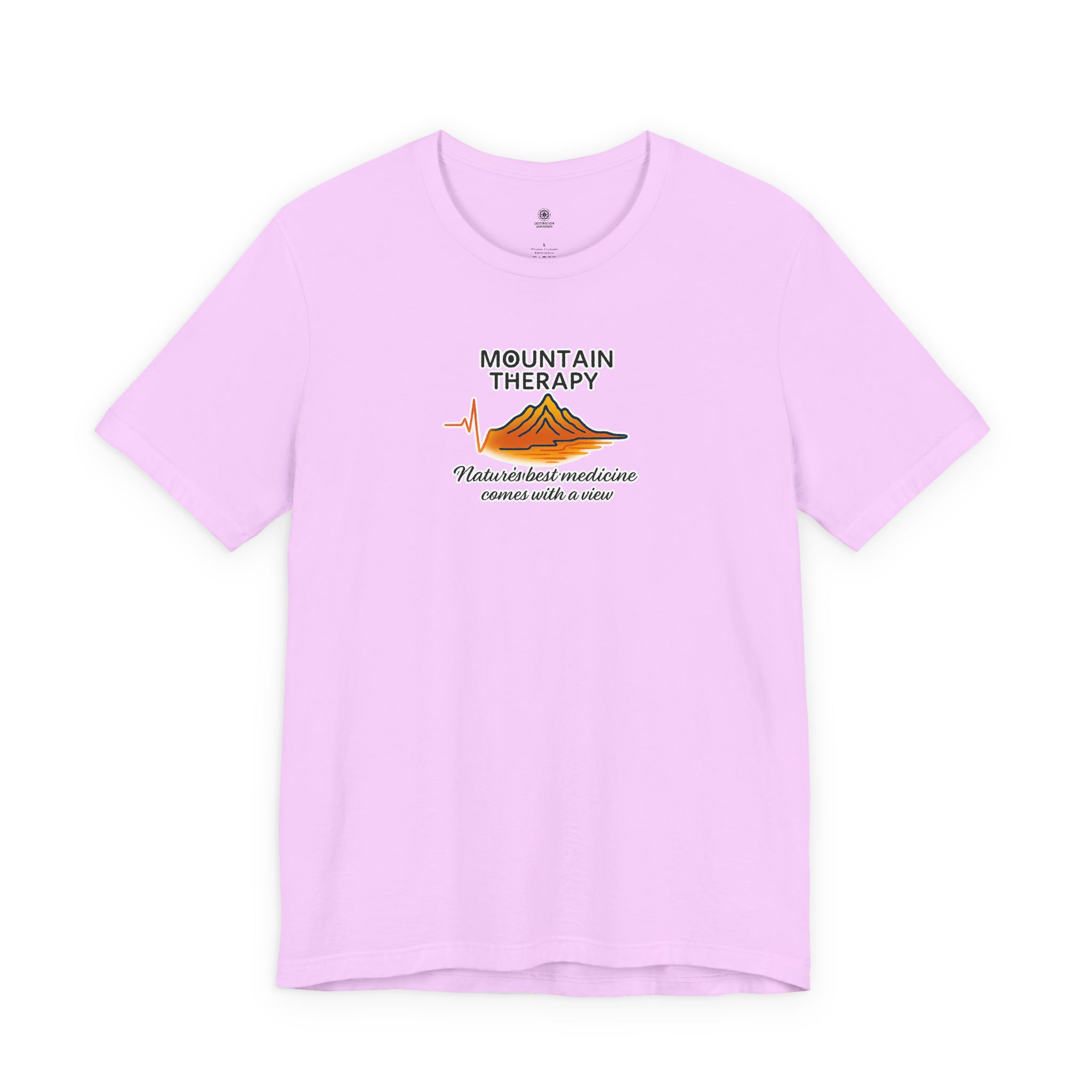 Natures Medicine View TShirt - Mountain Therapy - Destination Unknown - Built for the Journey - Image 92