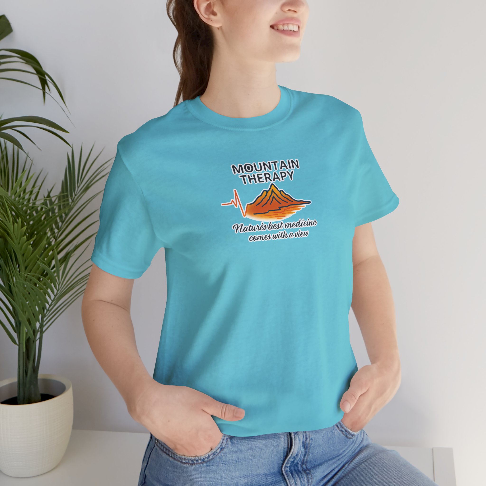Natures Medicine View TShirt - Mountain Therapy - Destination Unknown - Built for the Journey - Image 73