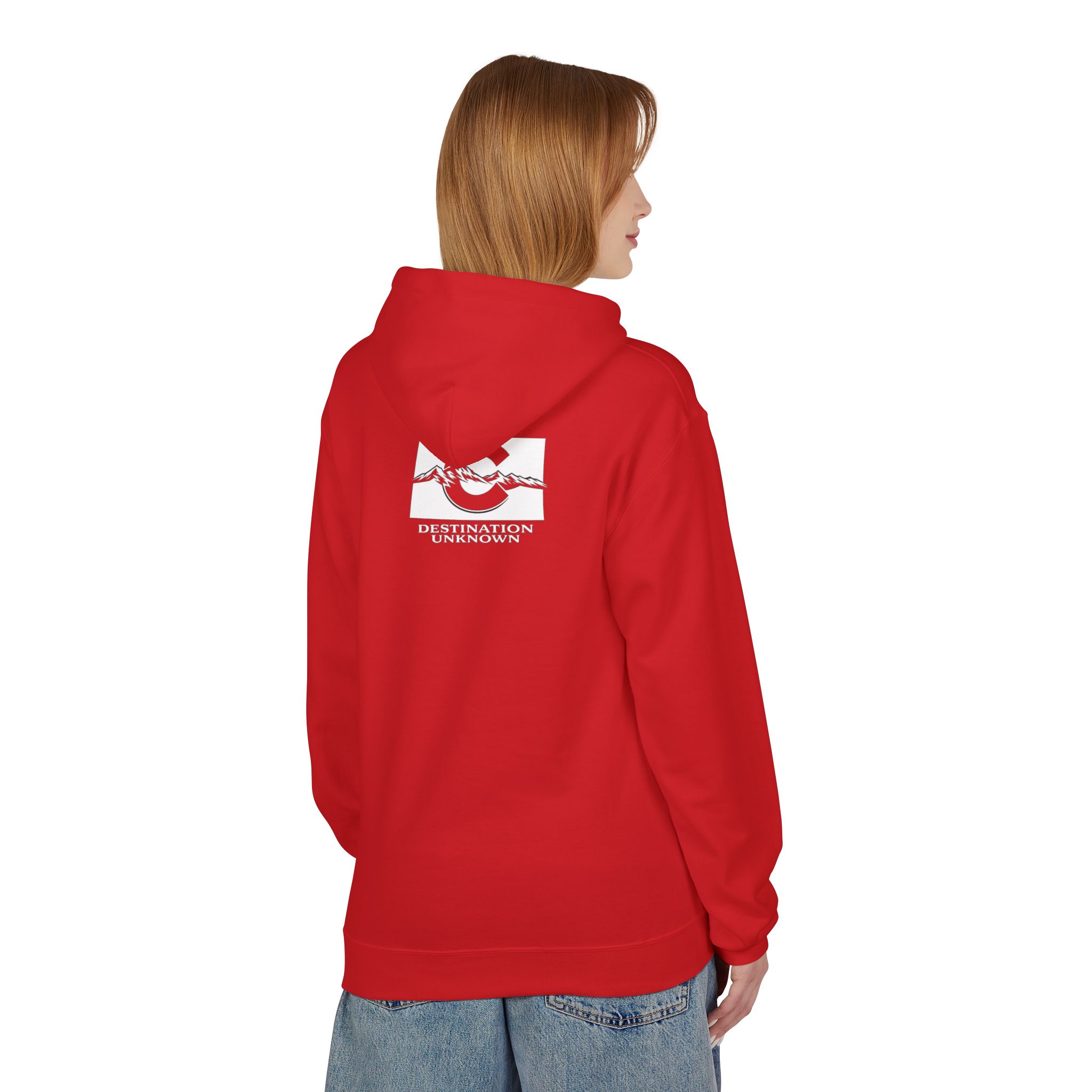 Colorado Flag Distressed Hoodie - Colorado Collection - Destination Unknown - Image 65