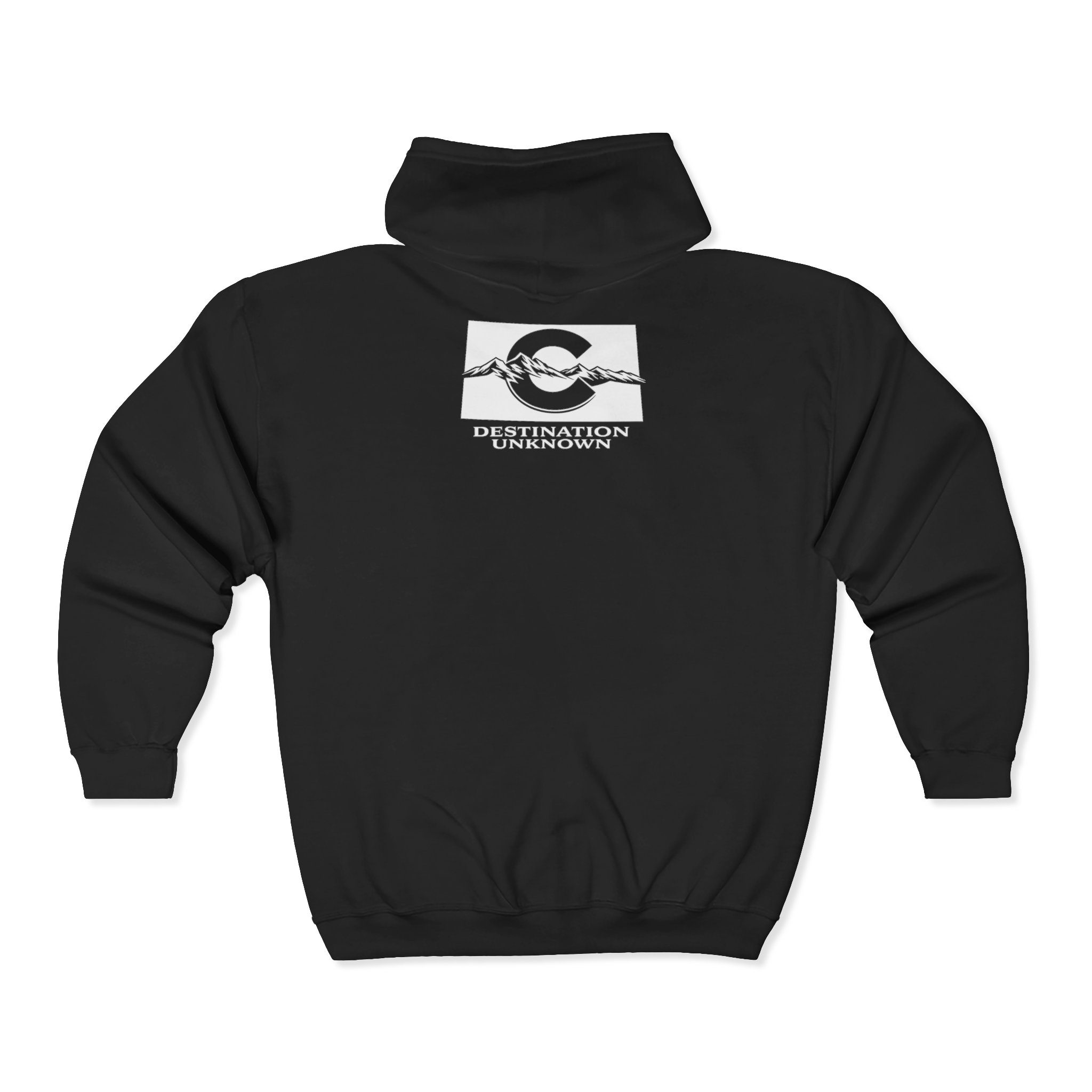 Destination Unknown Colorado Full Zip Hoodie - Colorado Collection - Destination Unknown - Image 7