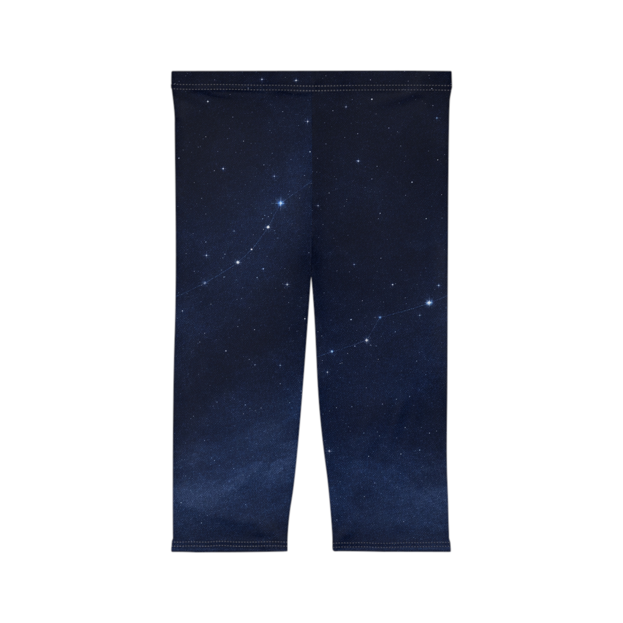Starlit Passage - Women’s Capri Leggings - Lost Horizons - Destination Unknown - Image 3
