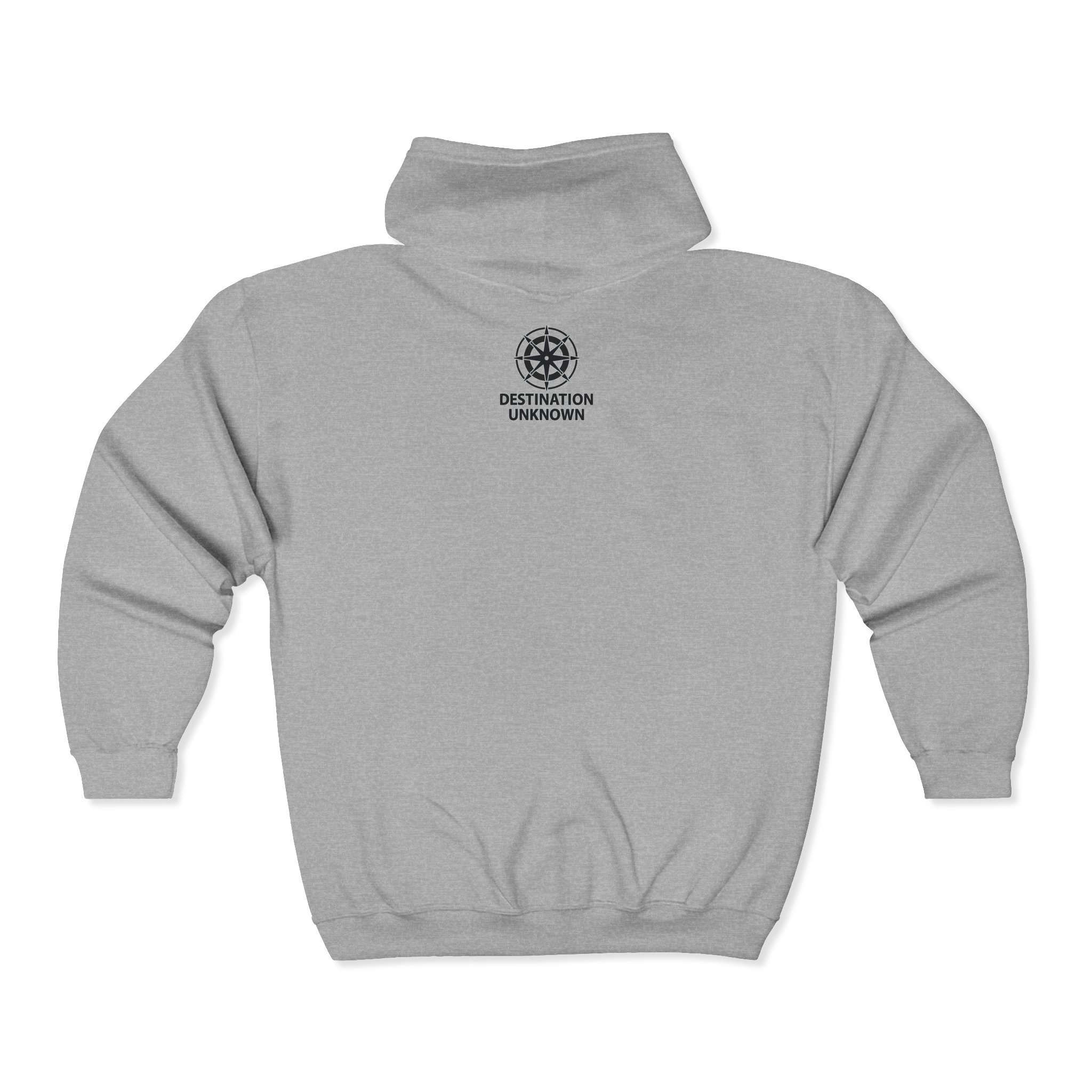 Destination Unknown Colorado Flag Full Zip Hoodie - Distressed Edition - Image 7