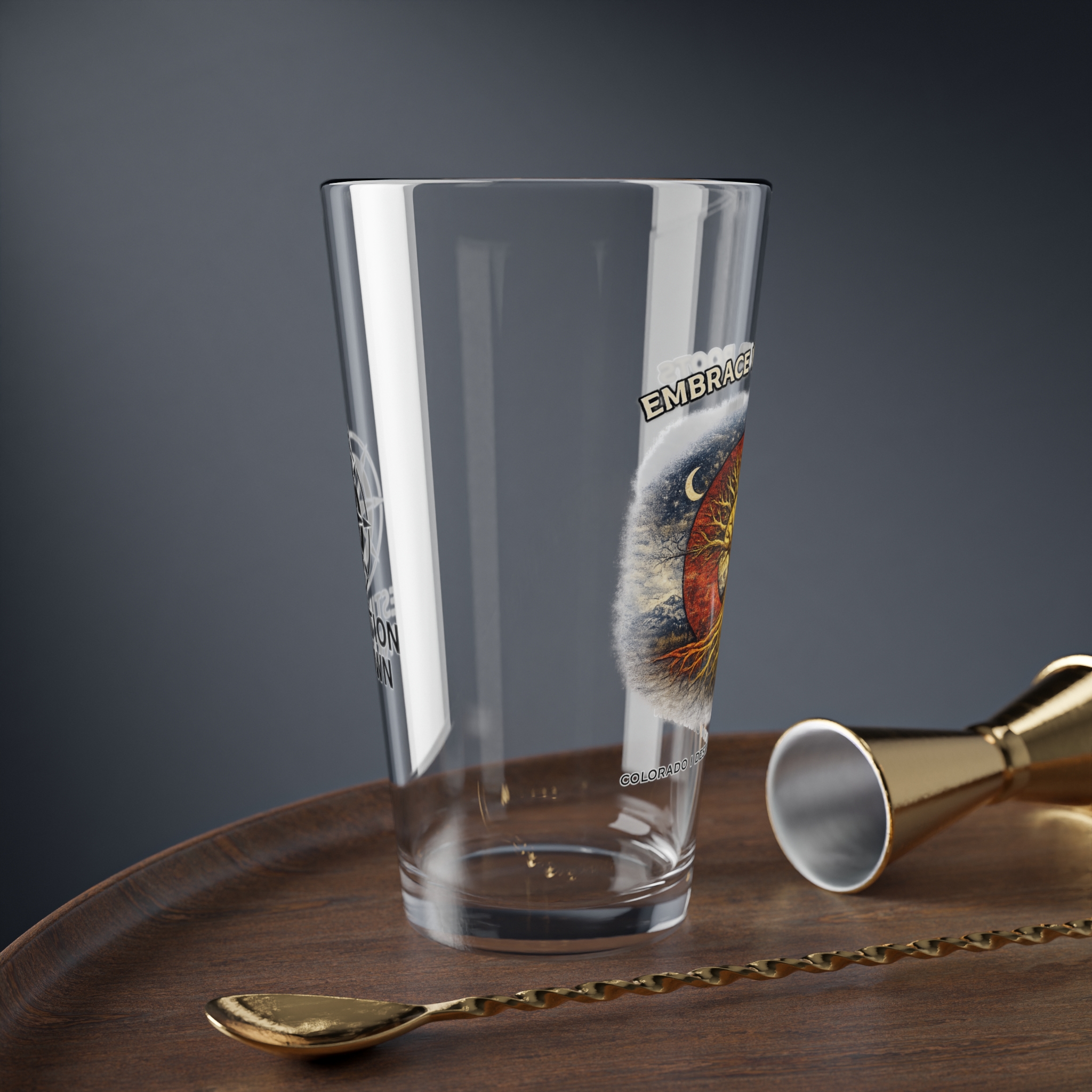 Embrace Your Roots Mixing Glass – Colorado Collection – Destination Unknown - Image 5