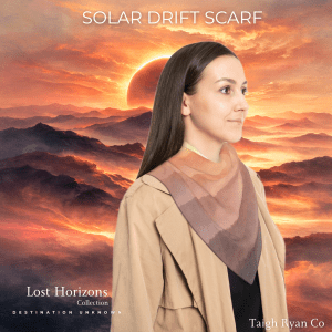 Solar Drift Scarf- Lost Horizons Collection - Destination Unknown