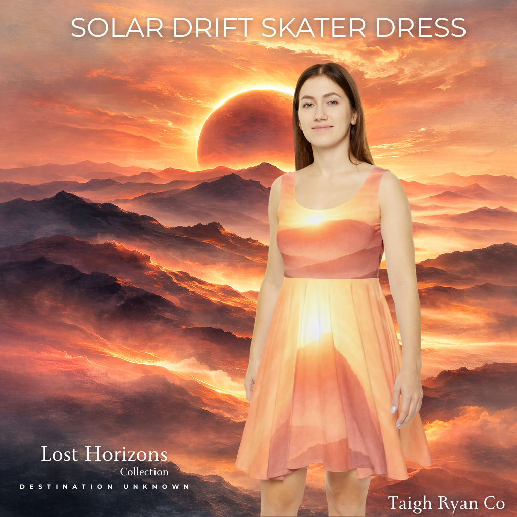 Solar Drift Skater Dress - Lost Horizons Collection - Destination Unknown