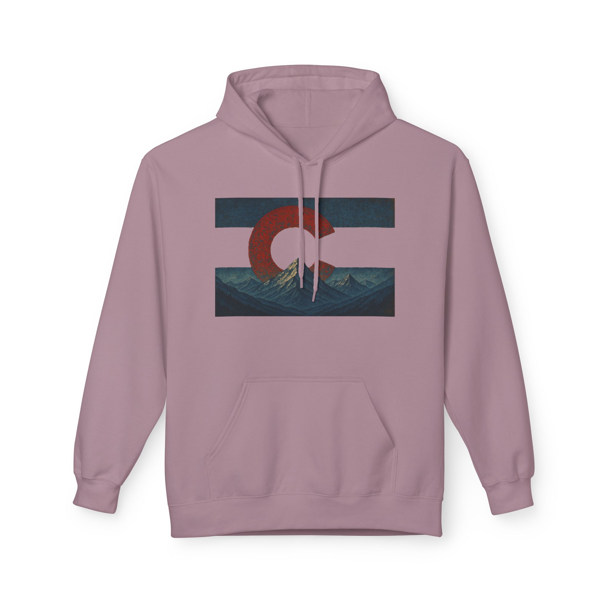 Colorado Flag Distressed Hoodie - Colorado Collection - Destination Unknown - Image 50