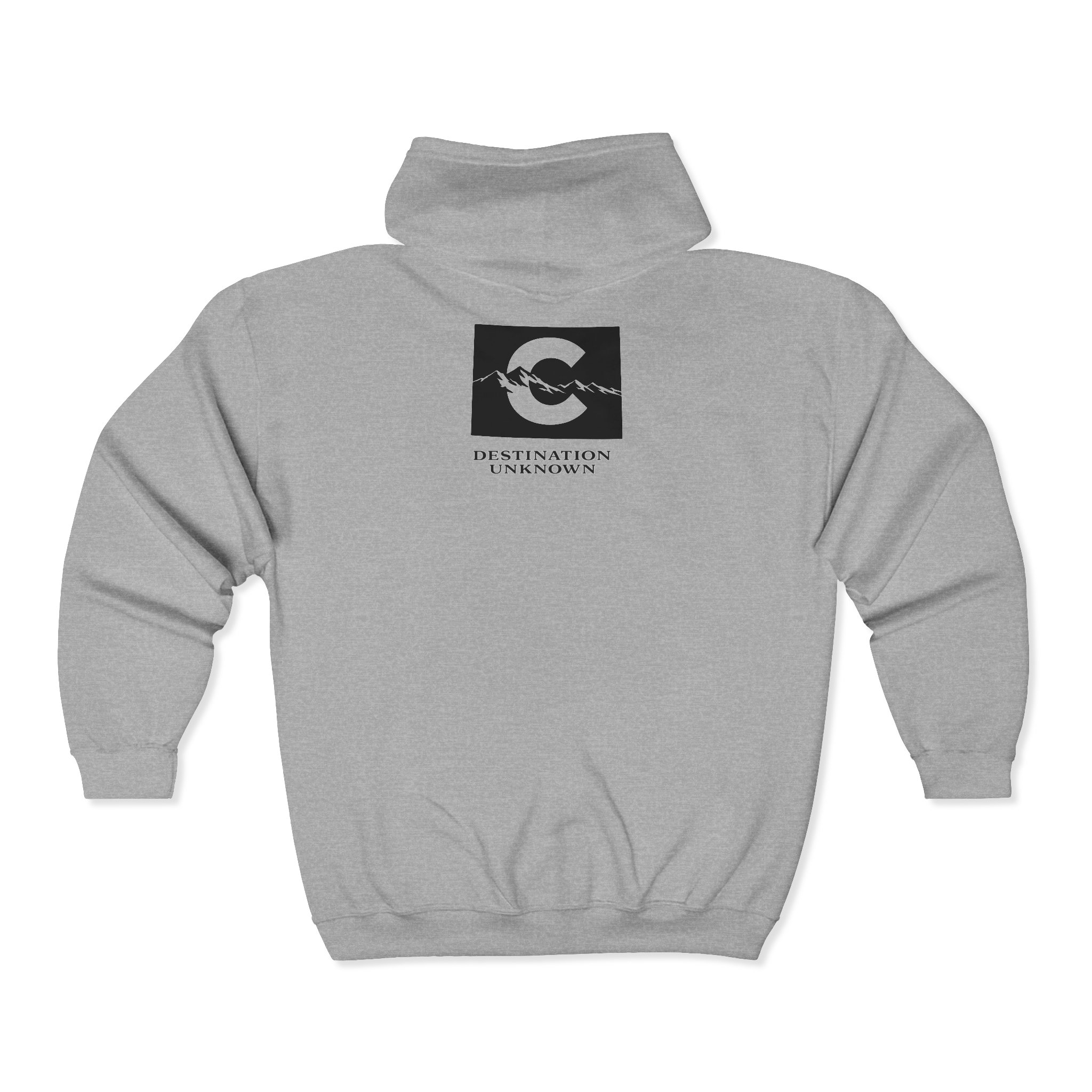 Destination Unknown Colorado Full Zip Hoodie - Colorado Collection - Destination Unknown - Image 3
